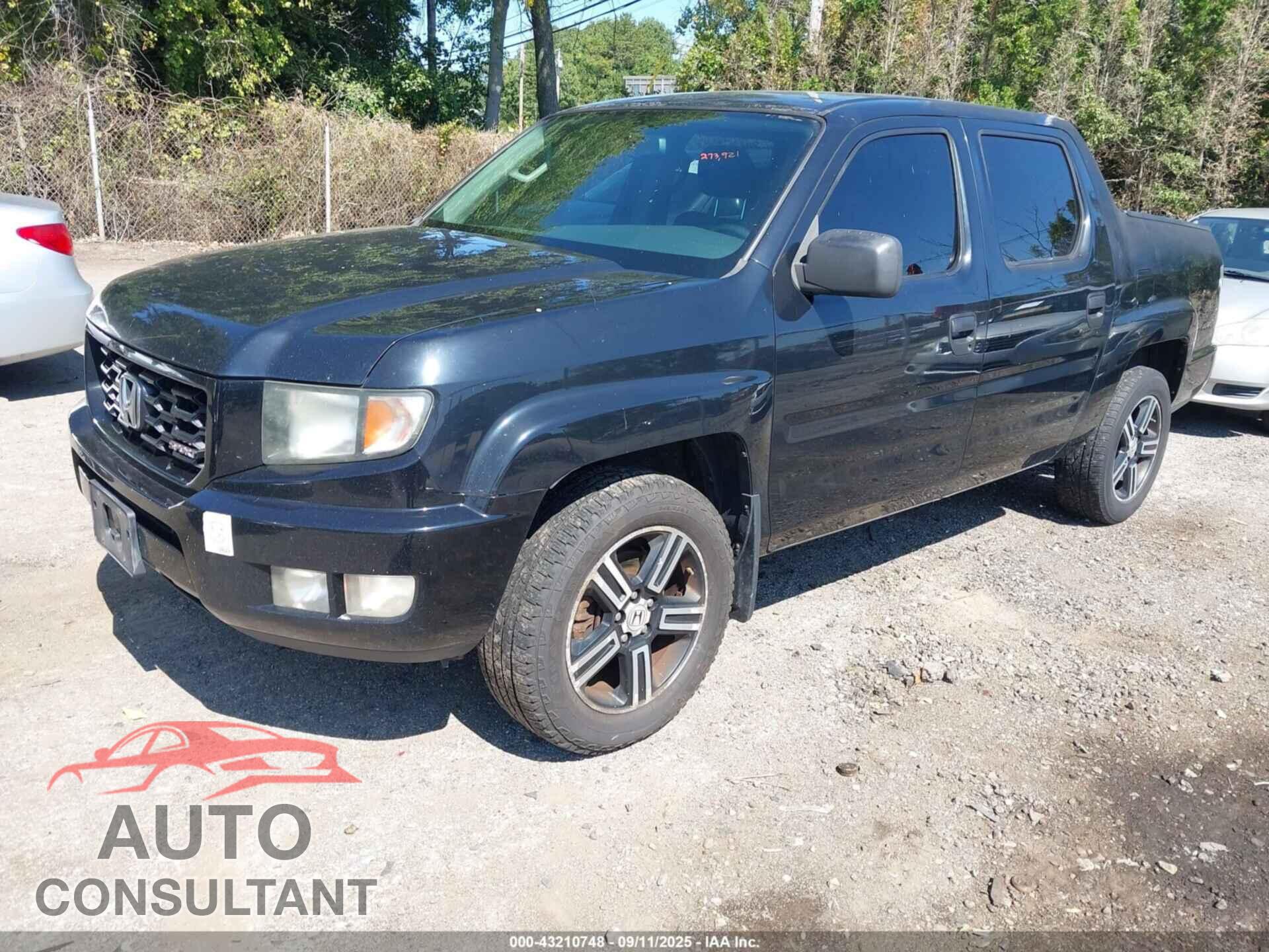 HONDA RIDGELINE 2013 - 5FPYK1F73DB007952