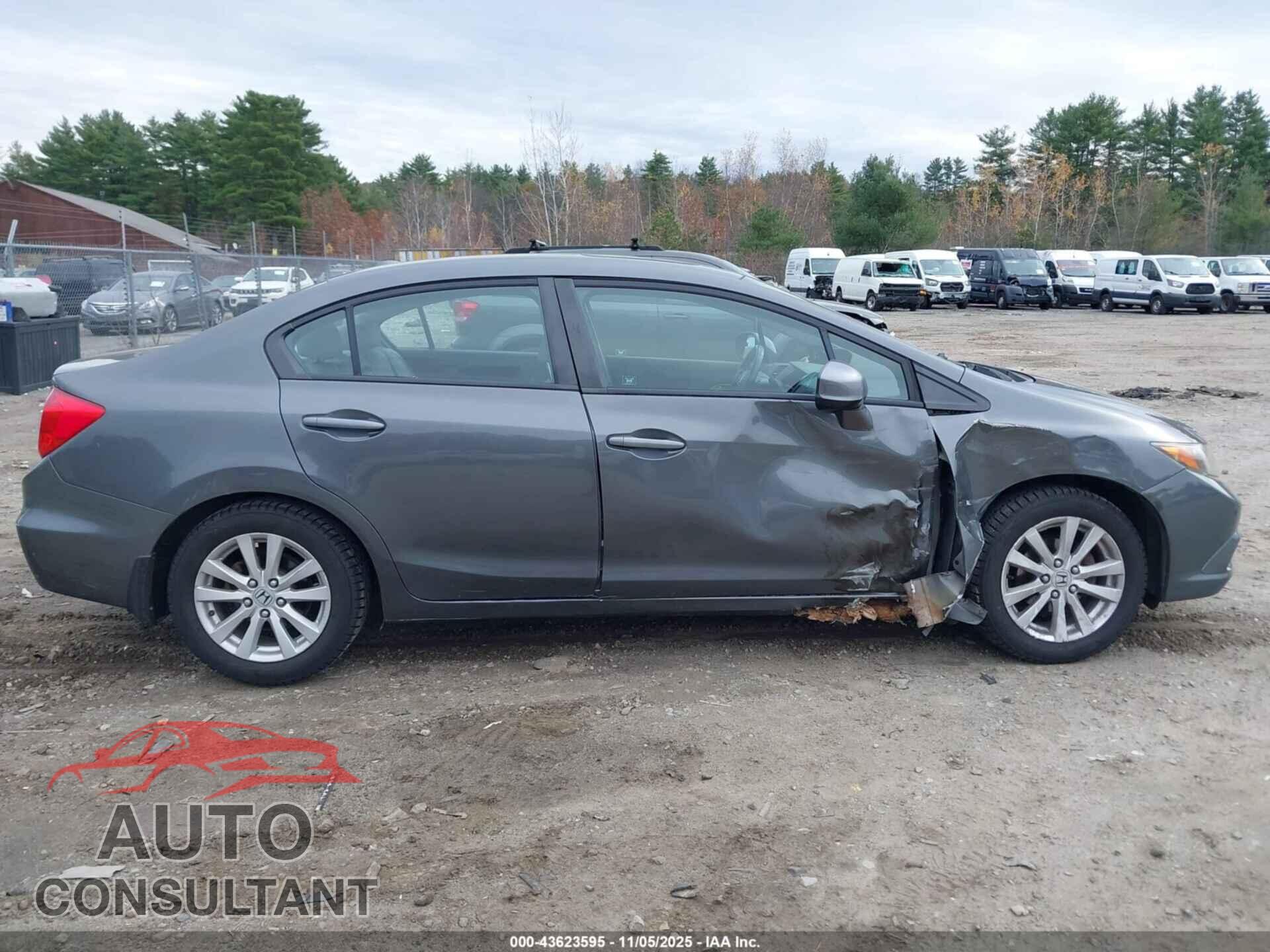 HONDA CIVIC 2012 - 2HGFB2F9XCH549650