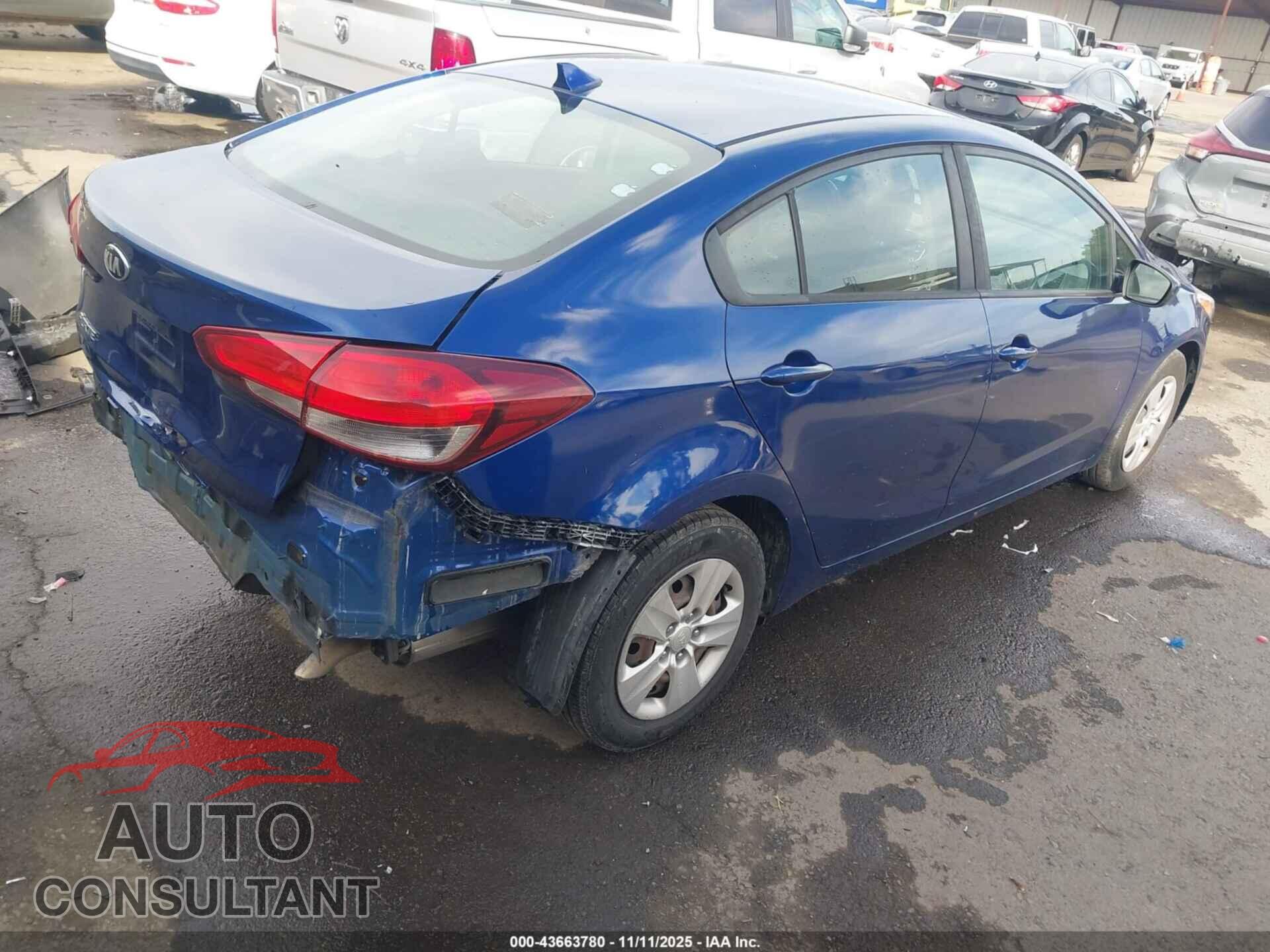 KIA FORTE 2017 - 3KPFK4A73HE049090