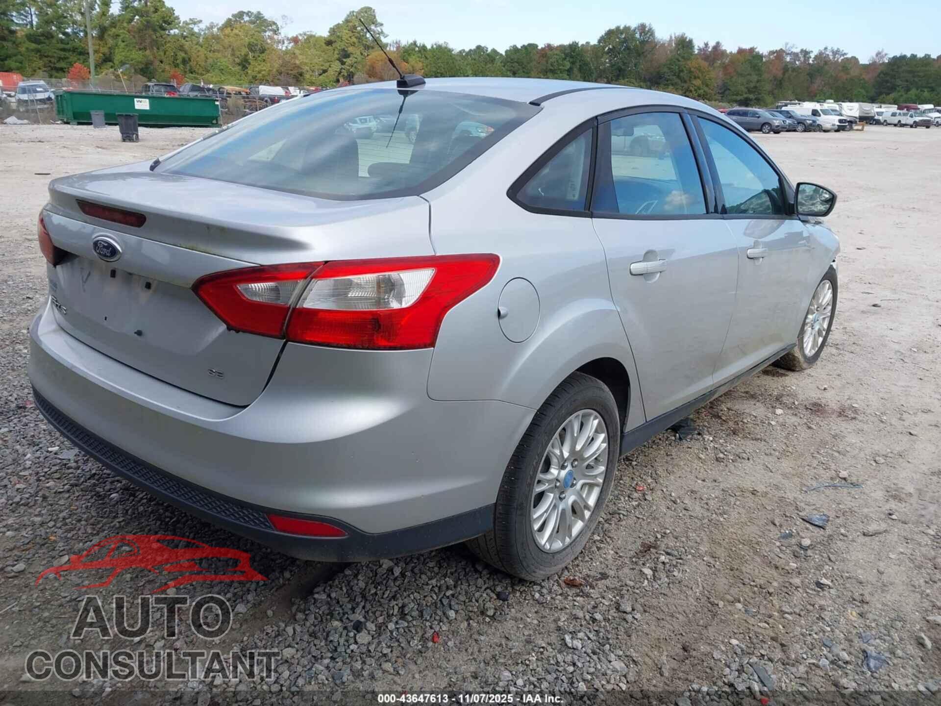 FORD FOCUS 2012 - 1FAHP3F24CL107876