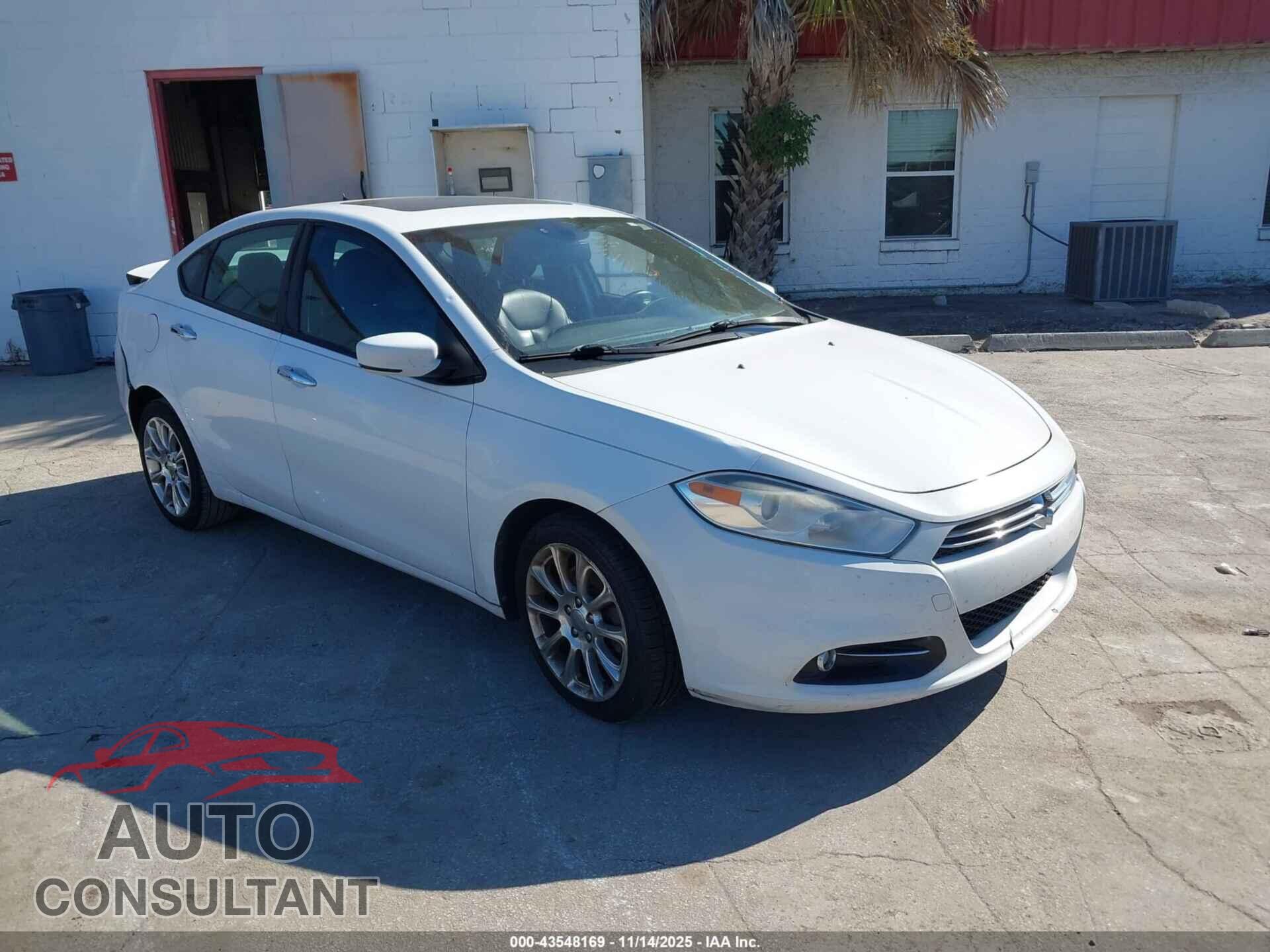 DODGE DART 2013 - 1C3CDFCA8DD111083