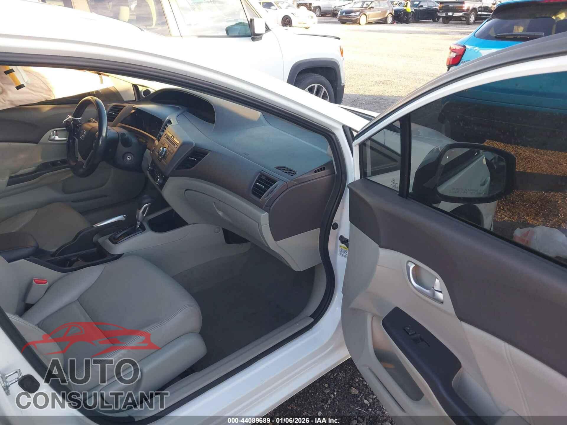 HONDA CIVIC 2012 - 2HGFB2F92CH307953