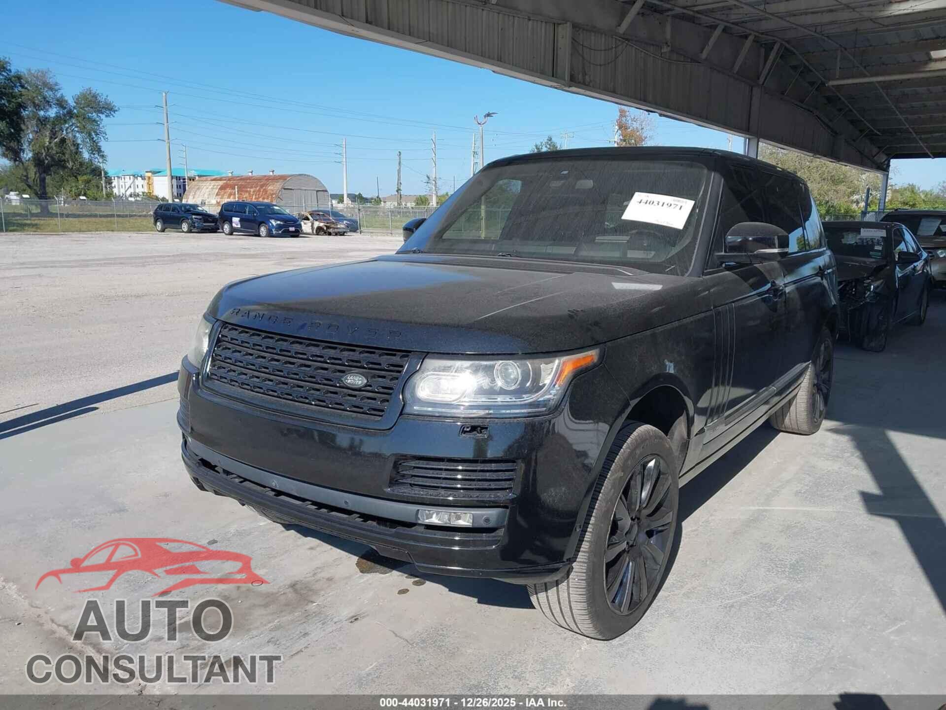 LAND ROVER RANGE ROVER 2016 - SALGS3EF4GA250247