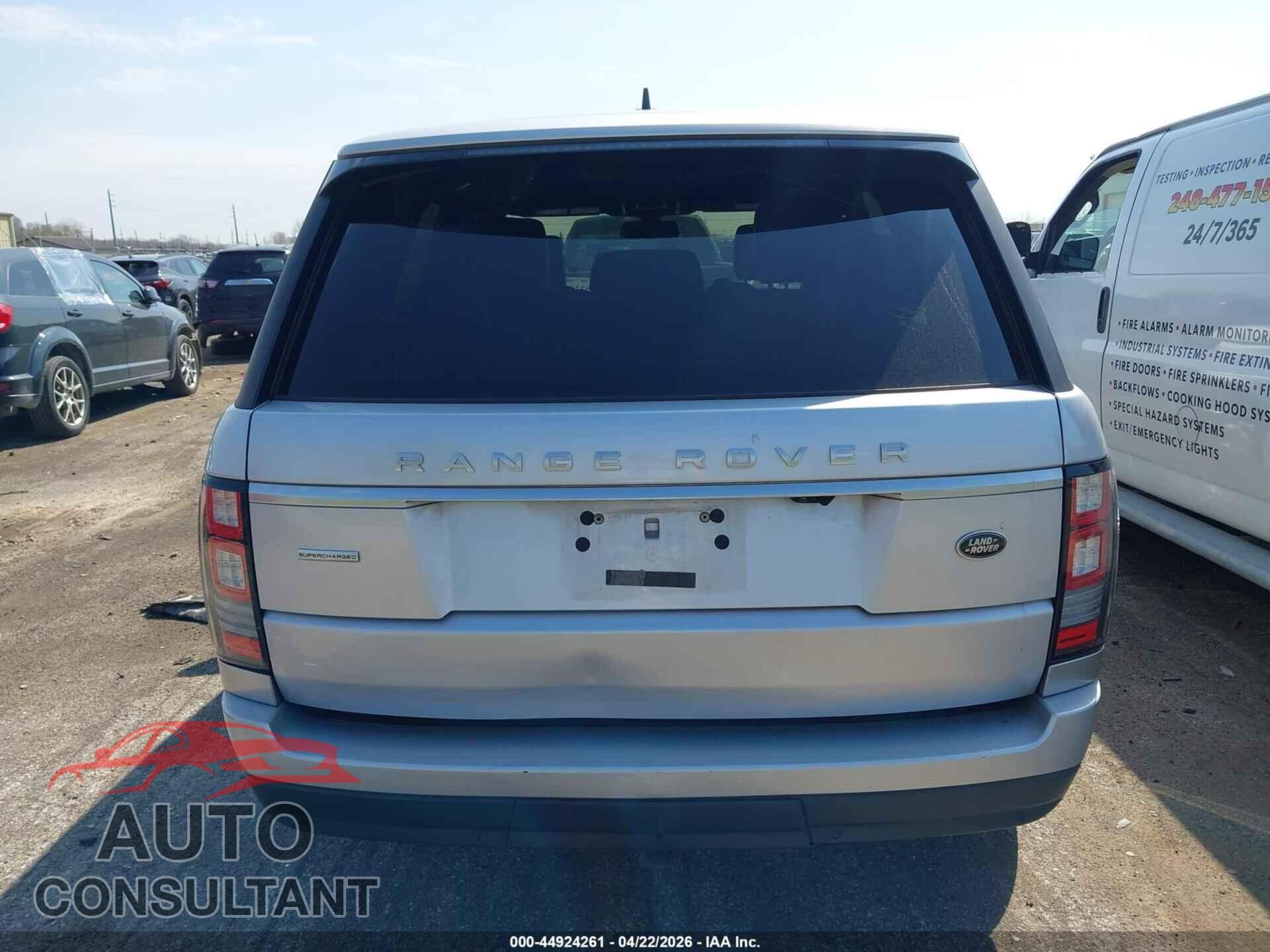 LAND ROVER RANGE ROVER 2016 - SALGS2EF1GA275553