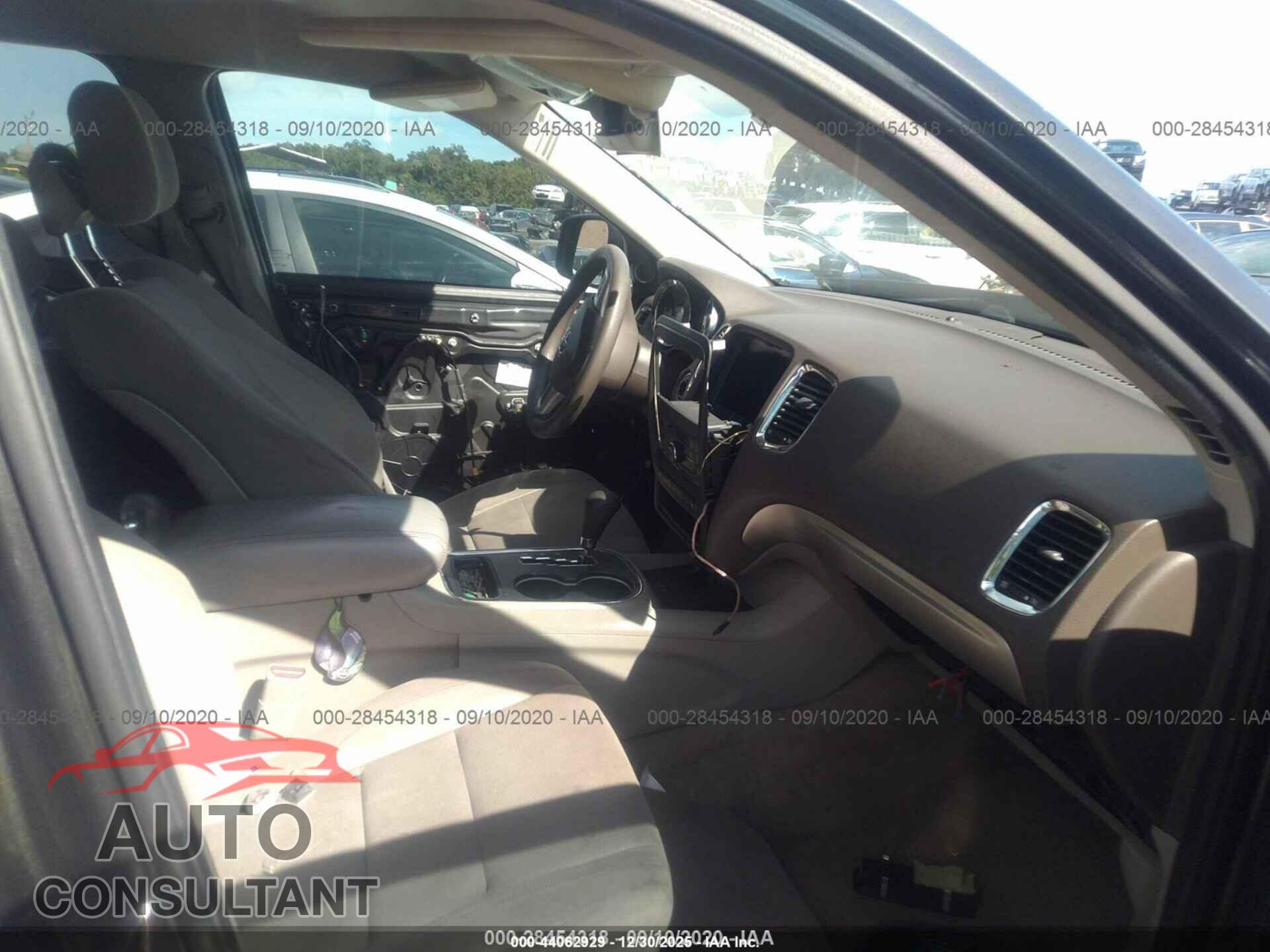 DODGE DURANGO 2011 - 1D4RD2GG8BC741656