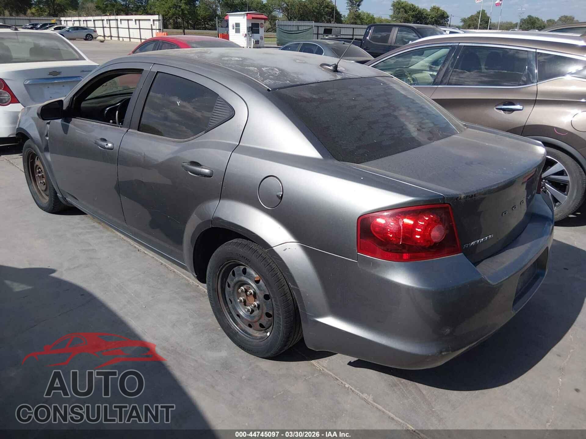 DODGE AVENGER 2013 - 1C3CDZAB5DN731168