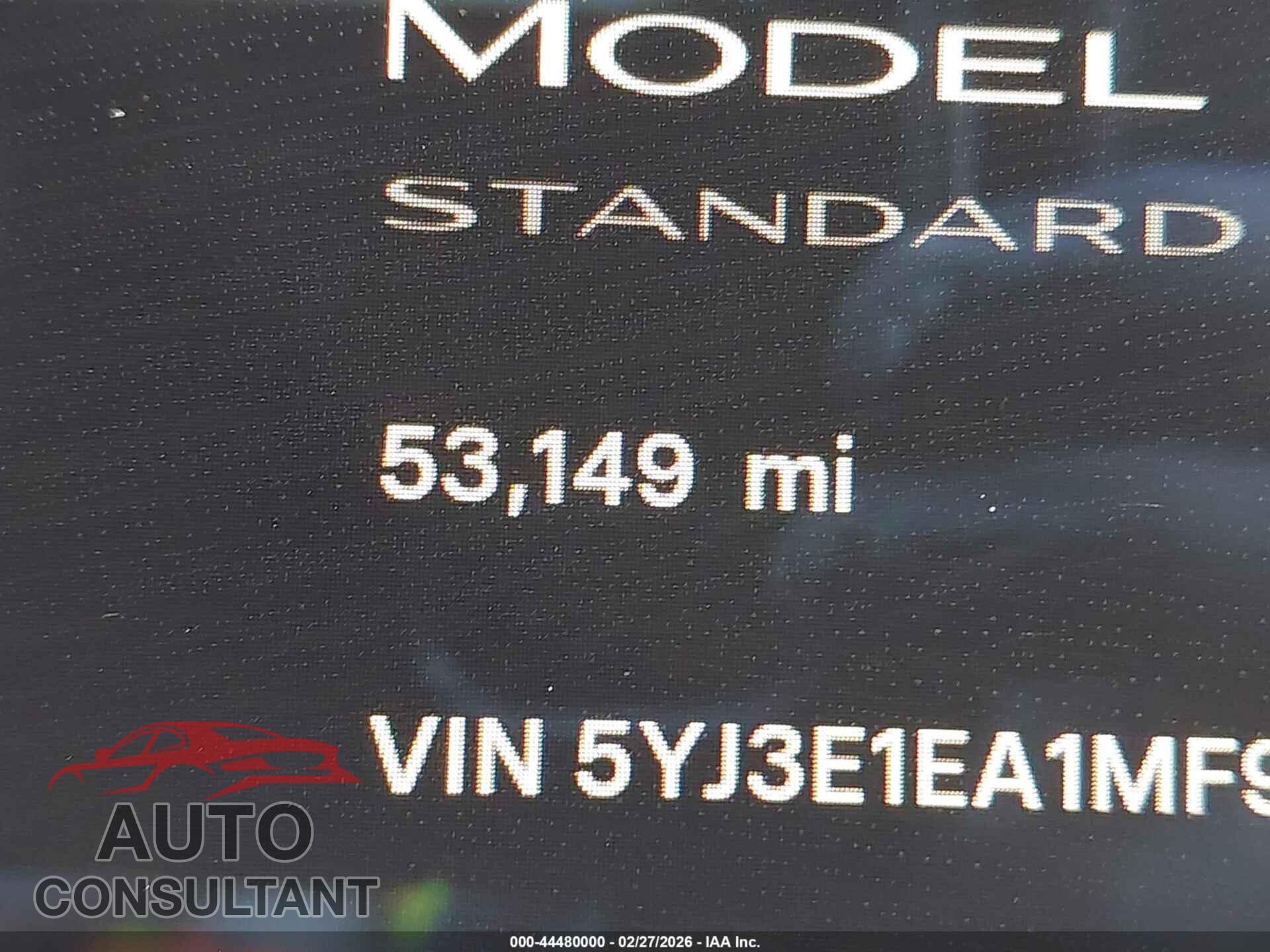 TESLA MODEL 3 2021 - 5YJ3E1EA1MF915372