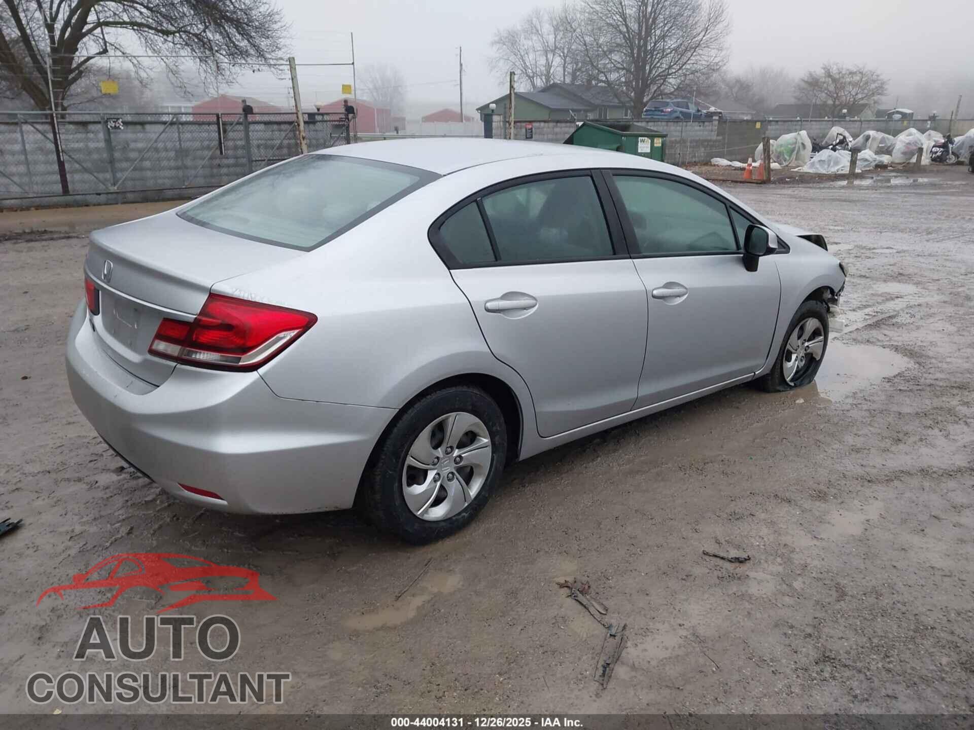 HONDA CIVIC 2013 - 19XFB2F59DE025608