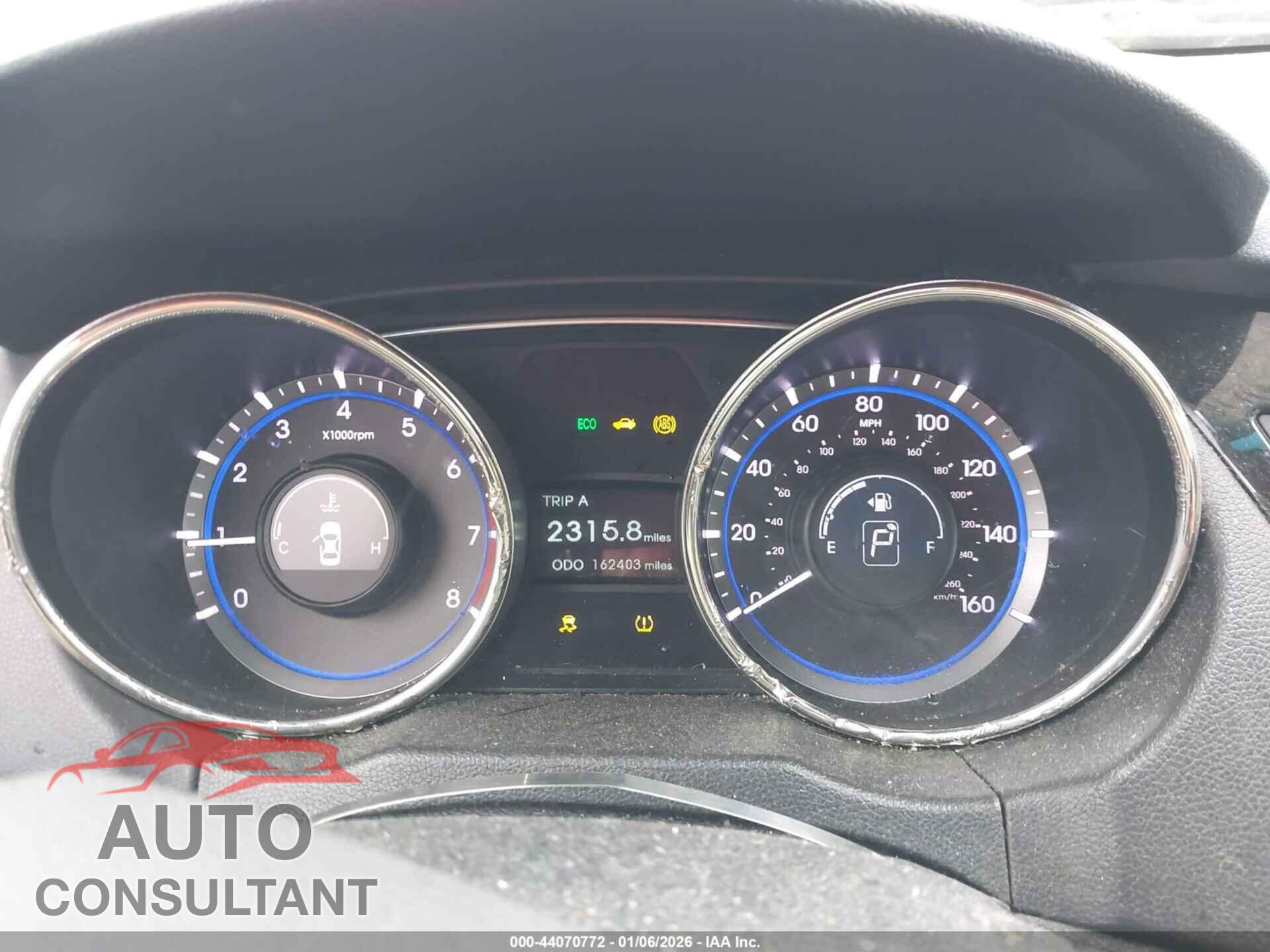 HYUNDAI SONATA 2012 - 5NPEC4AB3CH404311