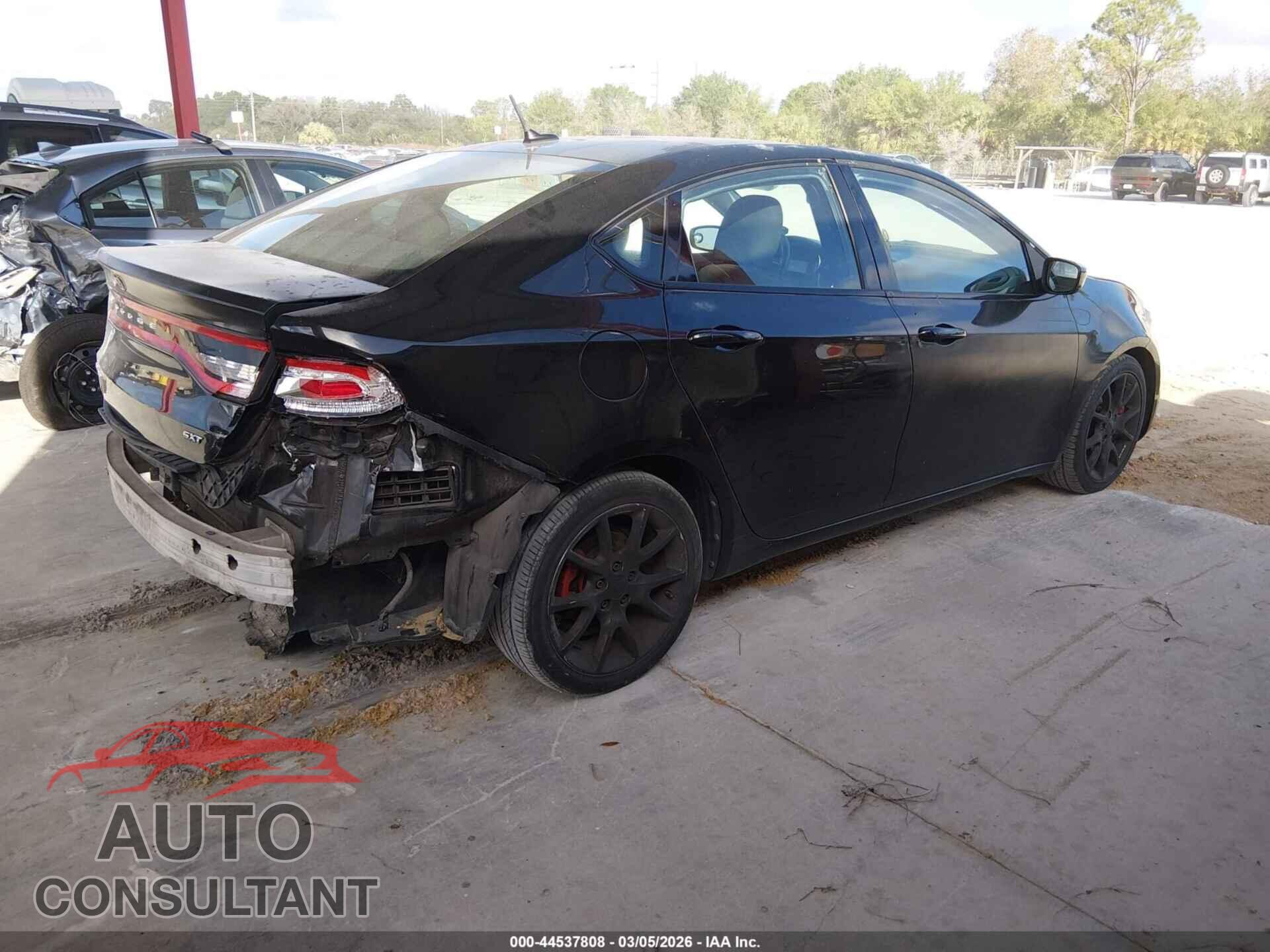 DODGE DART 2013 - 1C3CDFBA6DD231353
