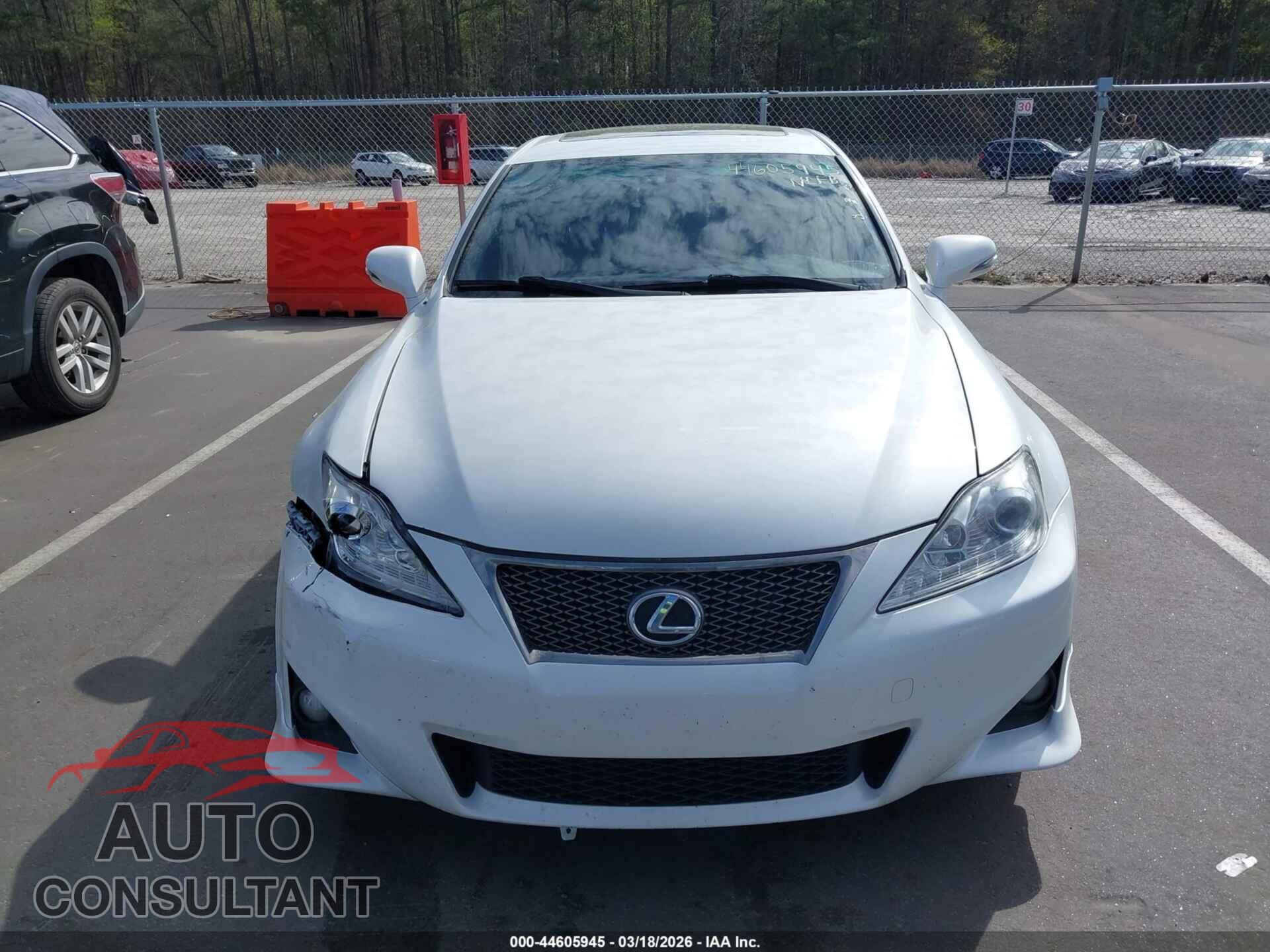 LEXUS IS 250 2012 - JTHBF5C27C5165924