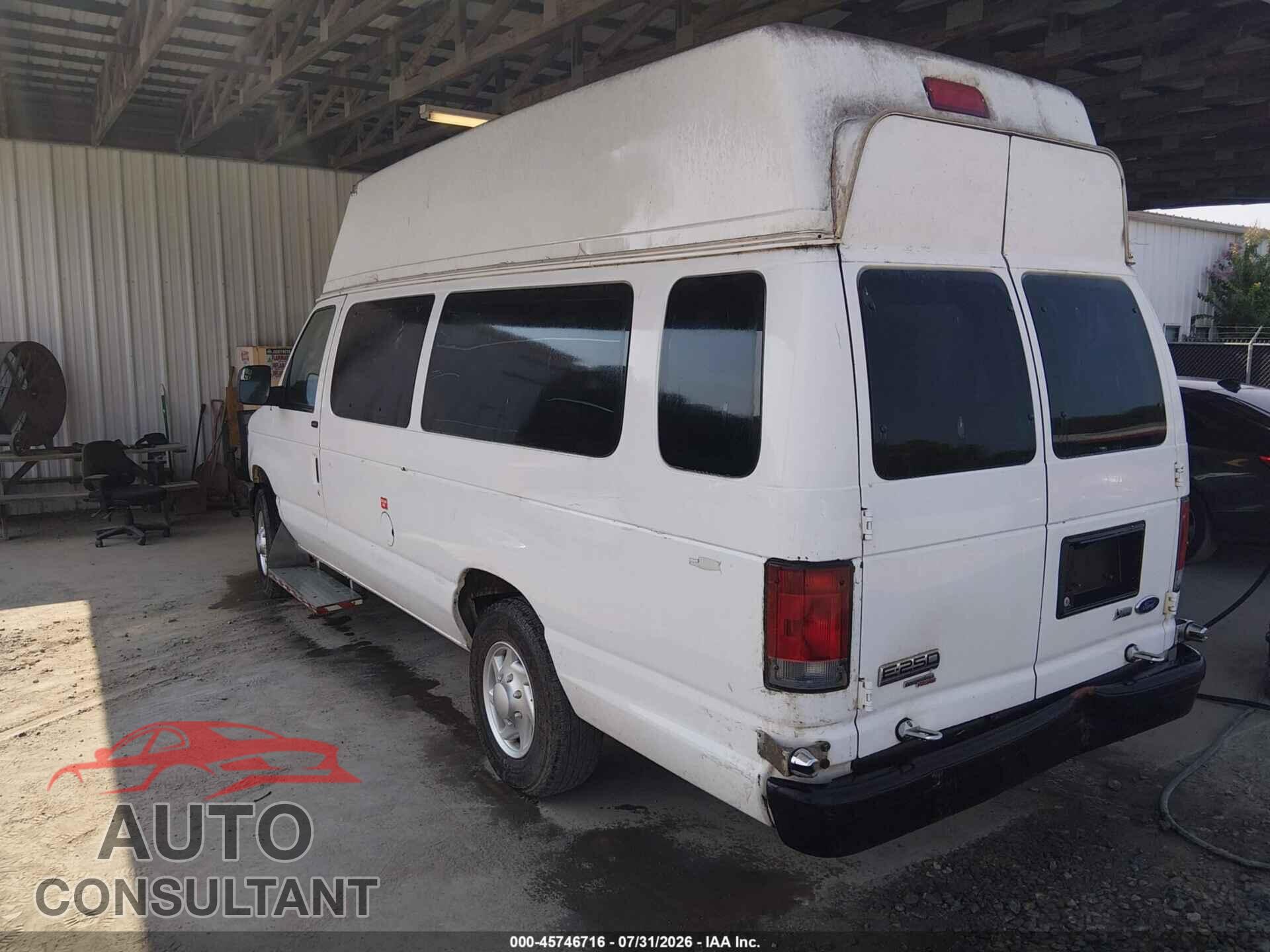 FORD E-250 2012 - 1FTNS2EWXCDB31166