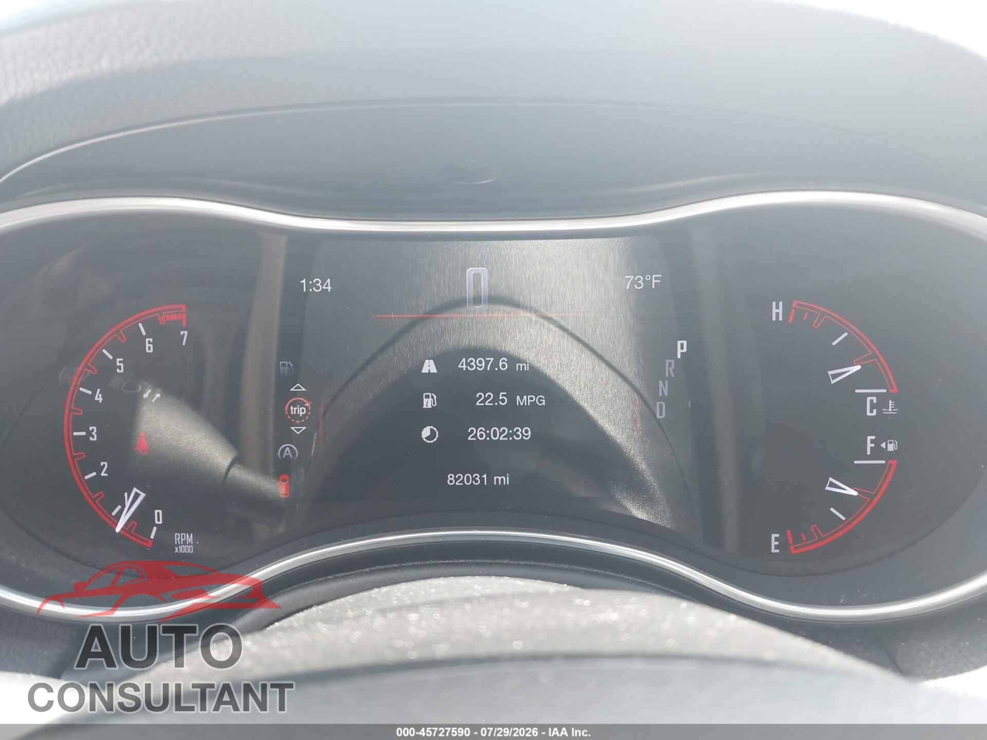 DODGE DURANGO 2019 - 1C4RDJAG7KC576411