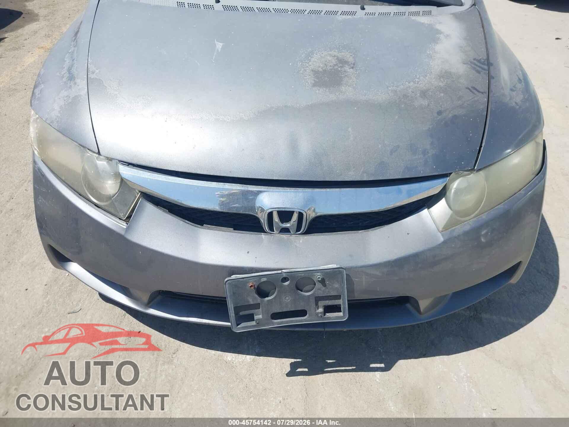 HONDA CIVIC 2010 - 19XFA1F52AE028391