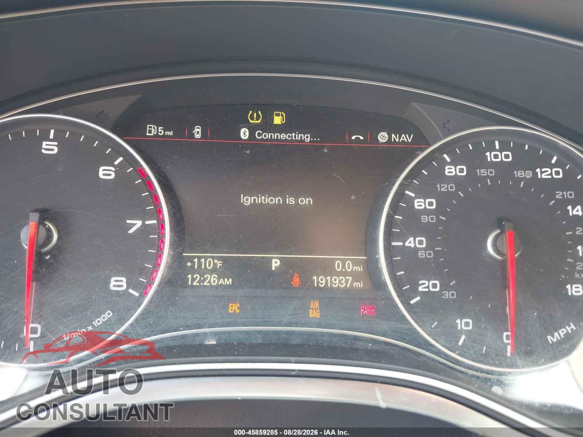 AUDI A6 2012 - WAUDFAFC0CN150976