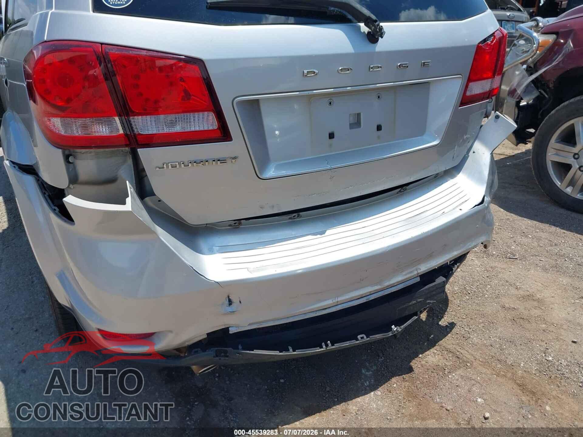 DODGE JOURNEY 2012 - 3C4PDCBG7CT190871