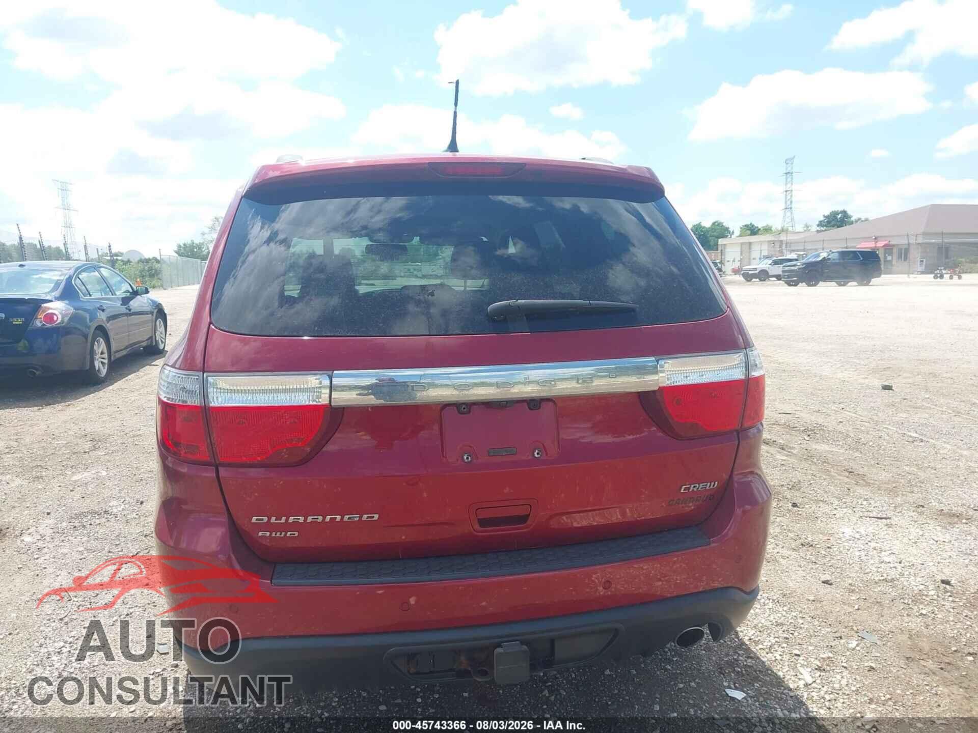 DODGE DURANGO 2013 - 1C4RDJDG0DC667938