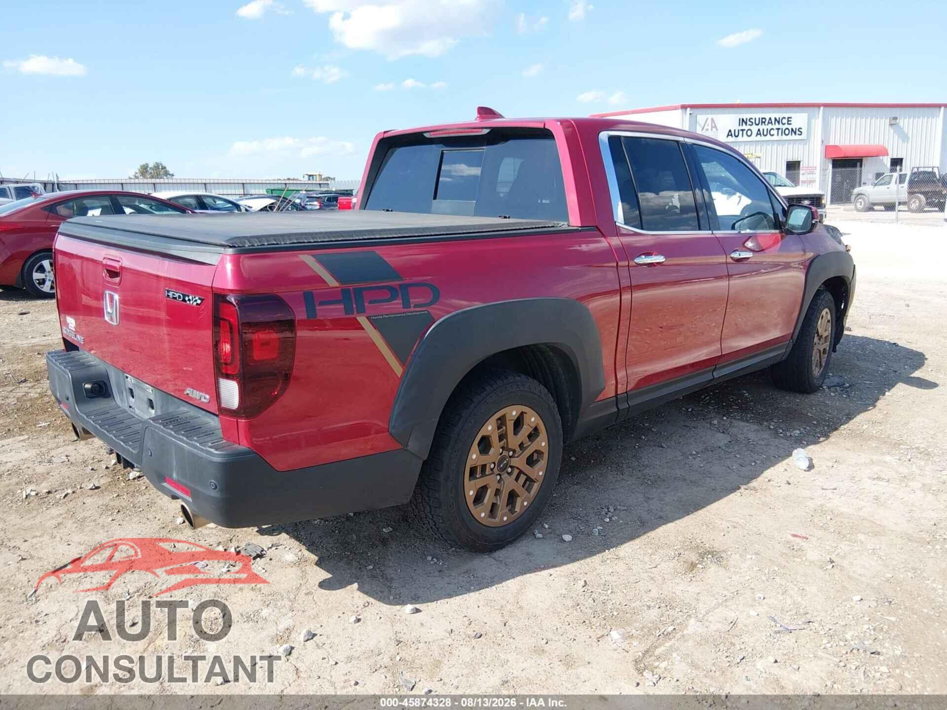 HONDA RIDGELINE 2021 - 5FPYK3F71MB019450