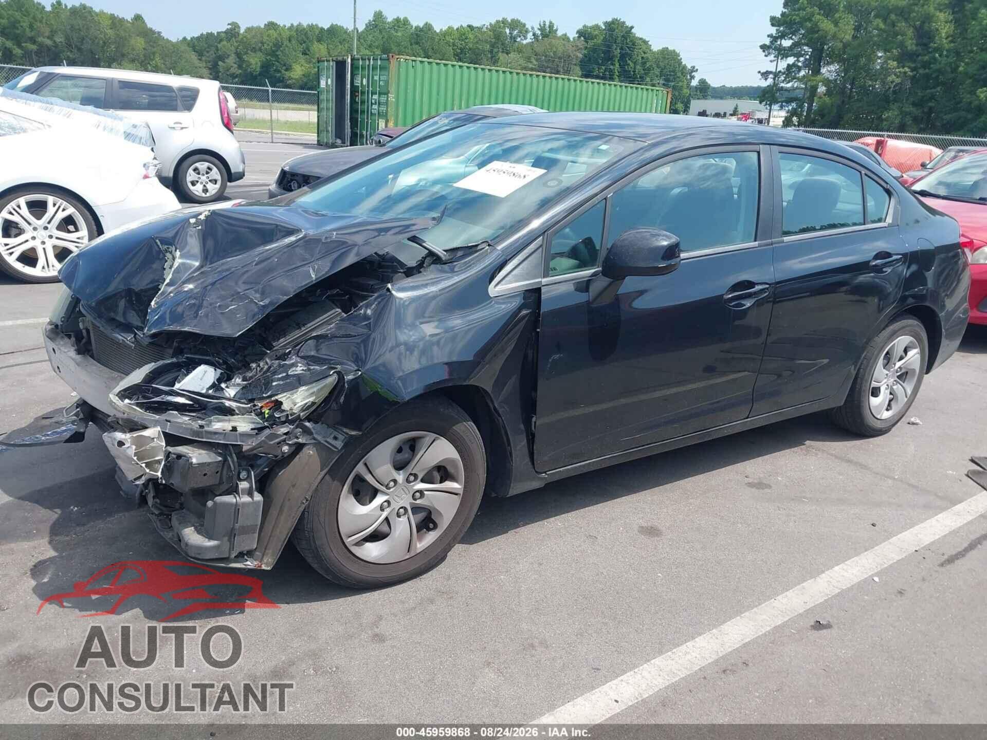 HONDA CIVIC 2013 - 2HGFB2F50DH526425