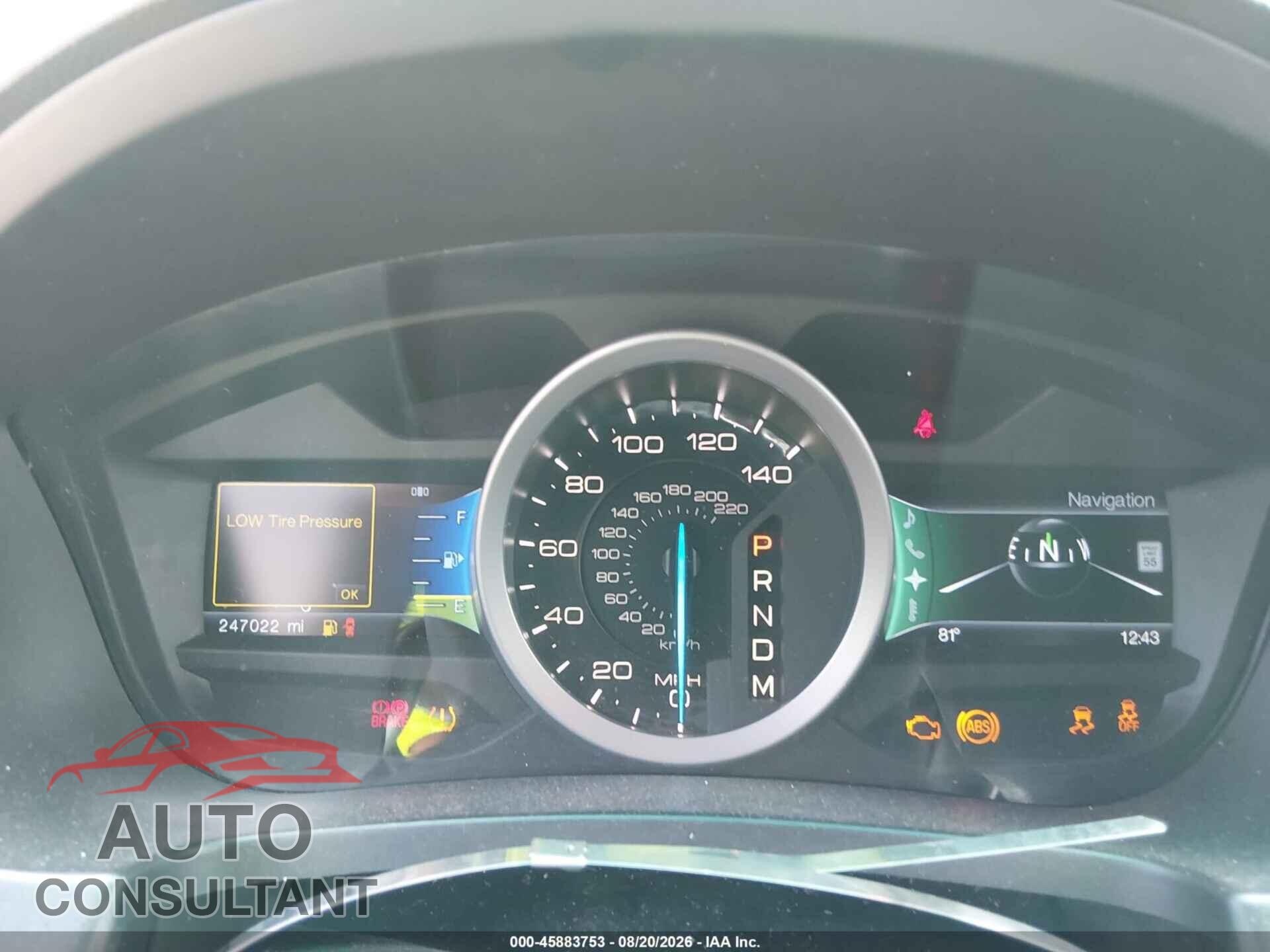 FORD EXPLORER 2013 - 1FM5K7F84DGA03630