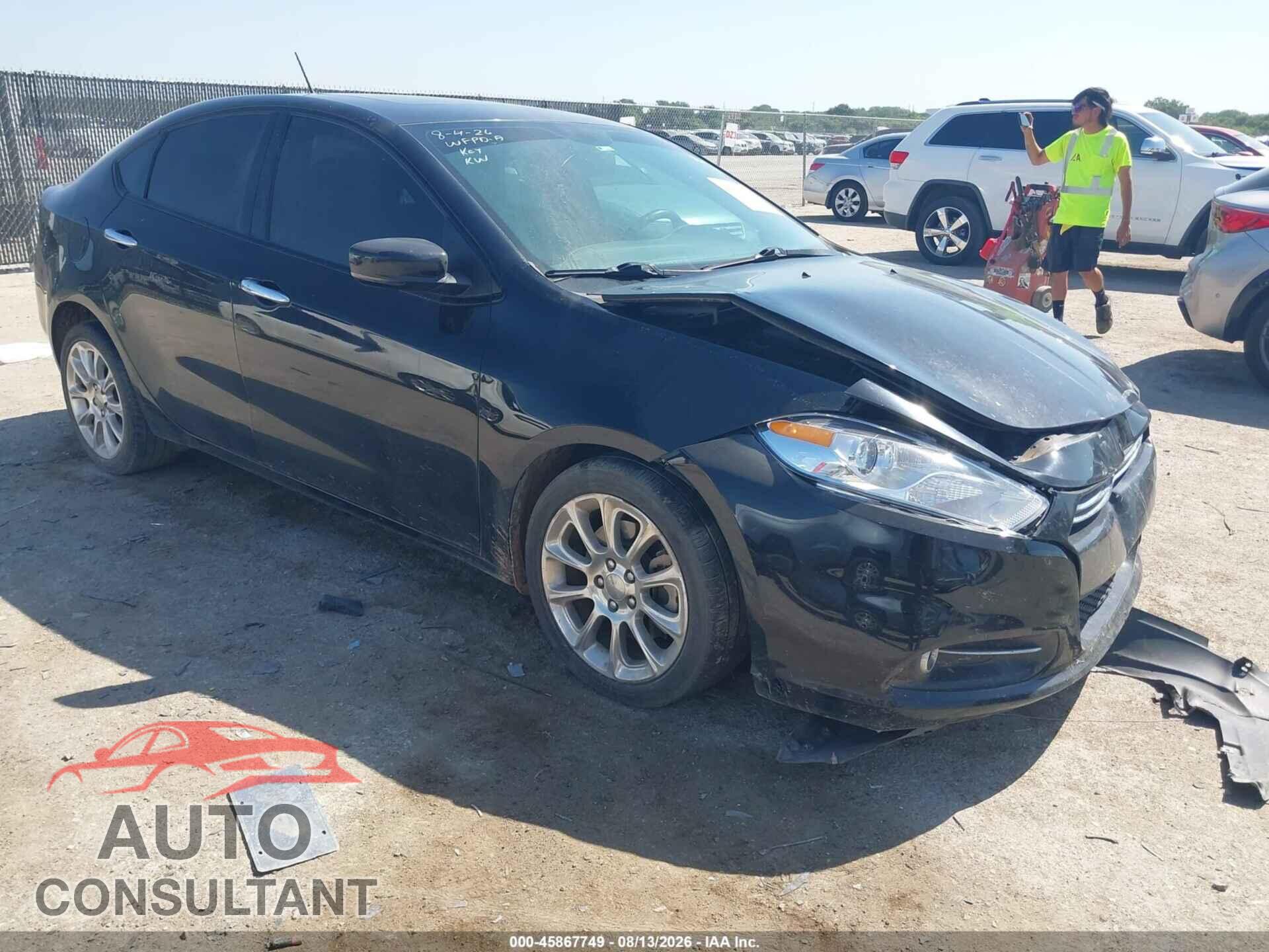 DODGE DART 2014 - 1C3CDFCB2ED681316
