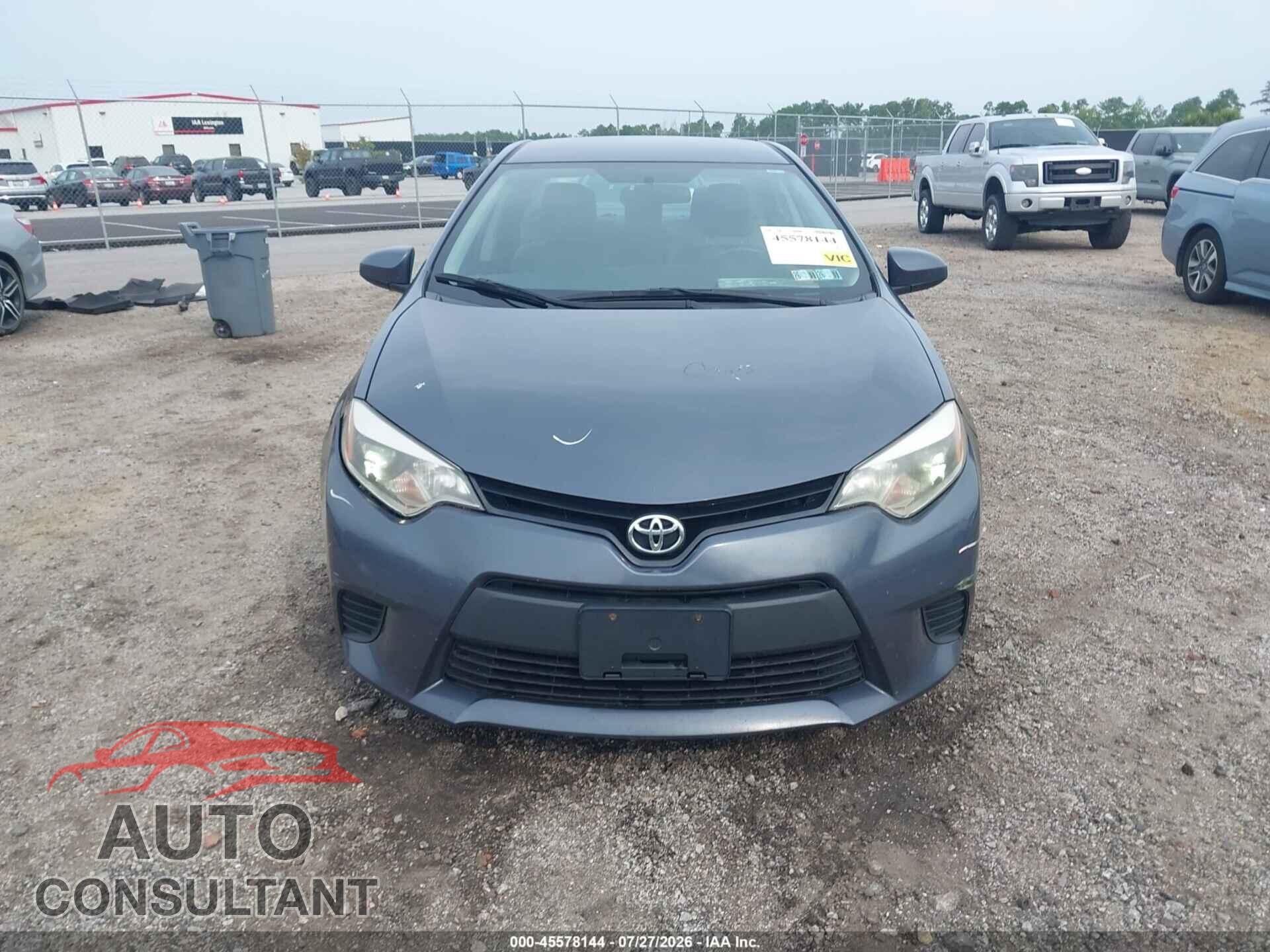 TOYOTA COROLLA 2014 - 2T1BPRHE7EC192765