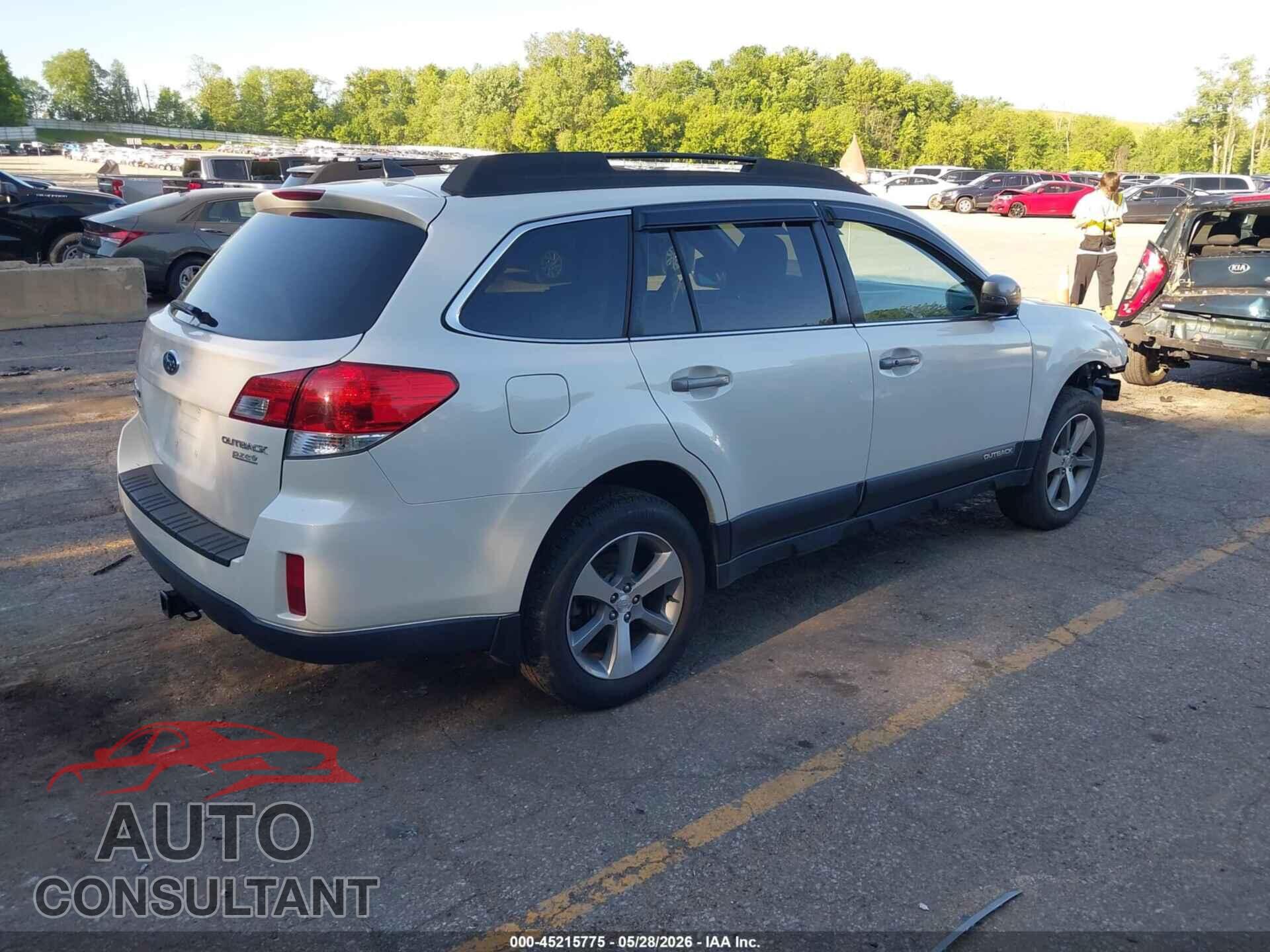SUBARU OUTBACK 2014 - 4S4BRBPC9E3201729