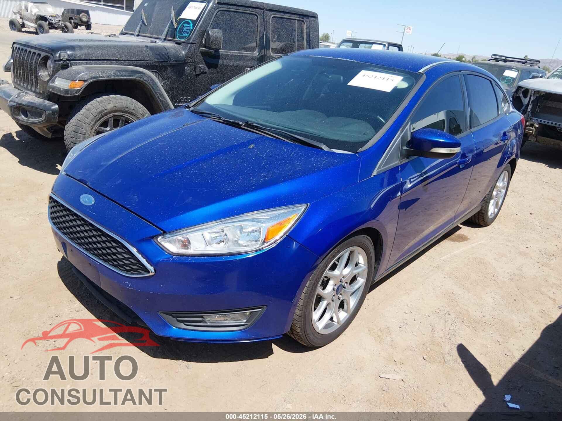 FORD FOCUS 2015 - 1FADP3F27FL342212