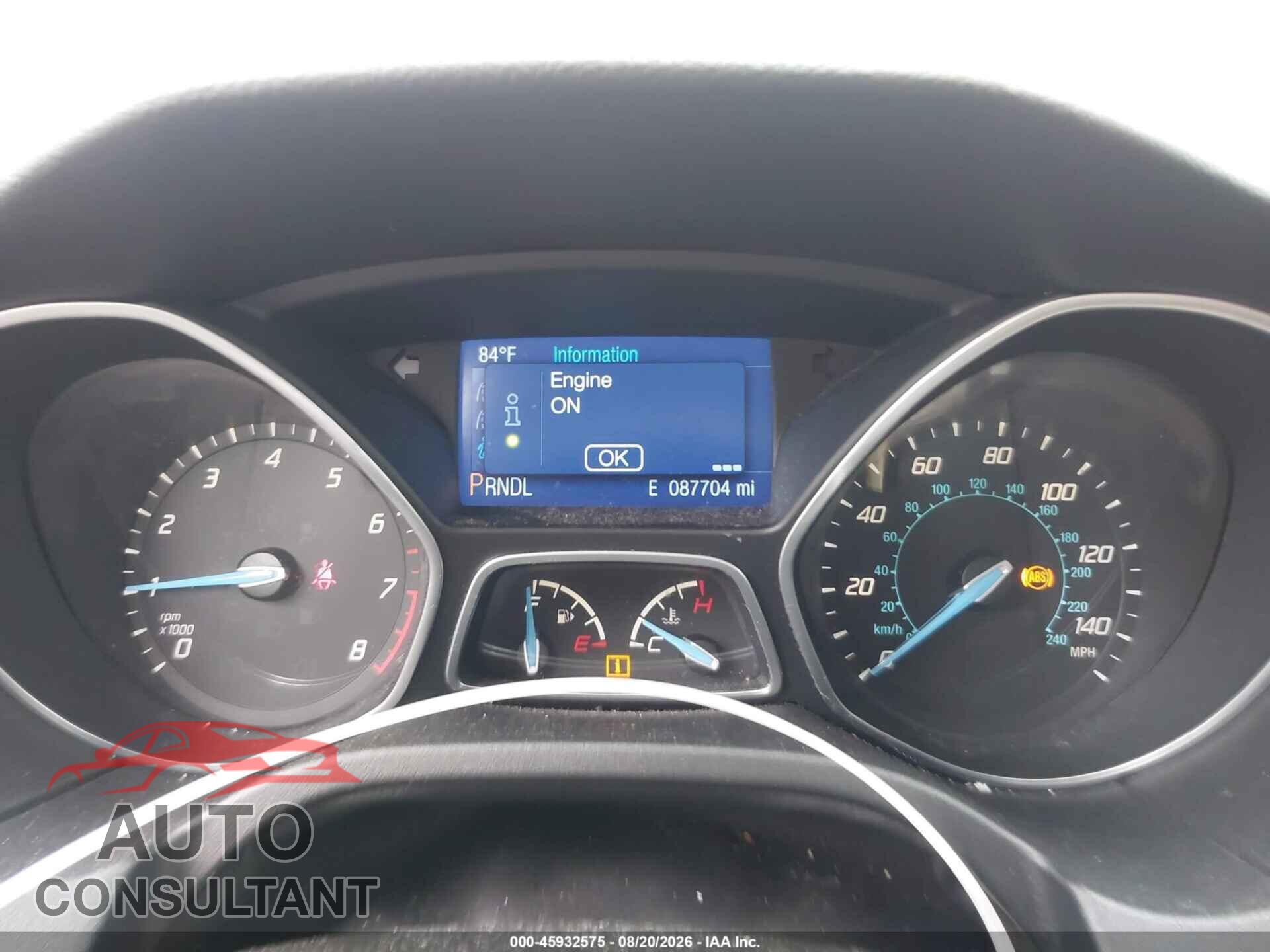 FORD FOCUS 2014 - 1FADP3F2XEL152371