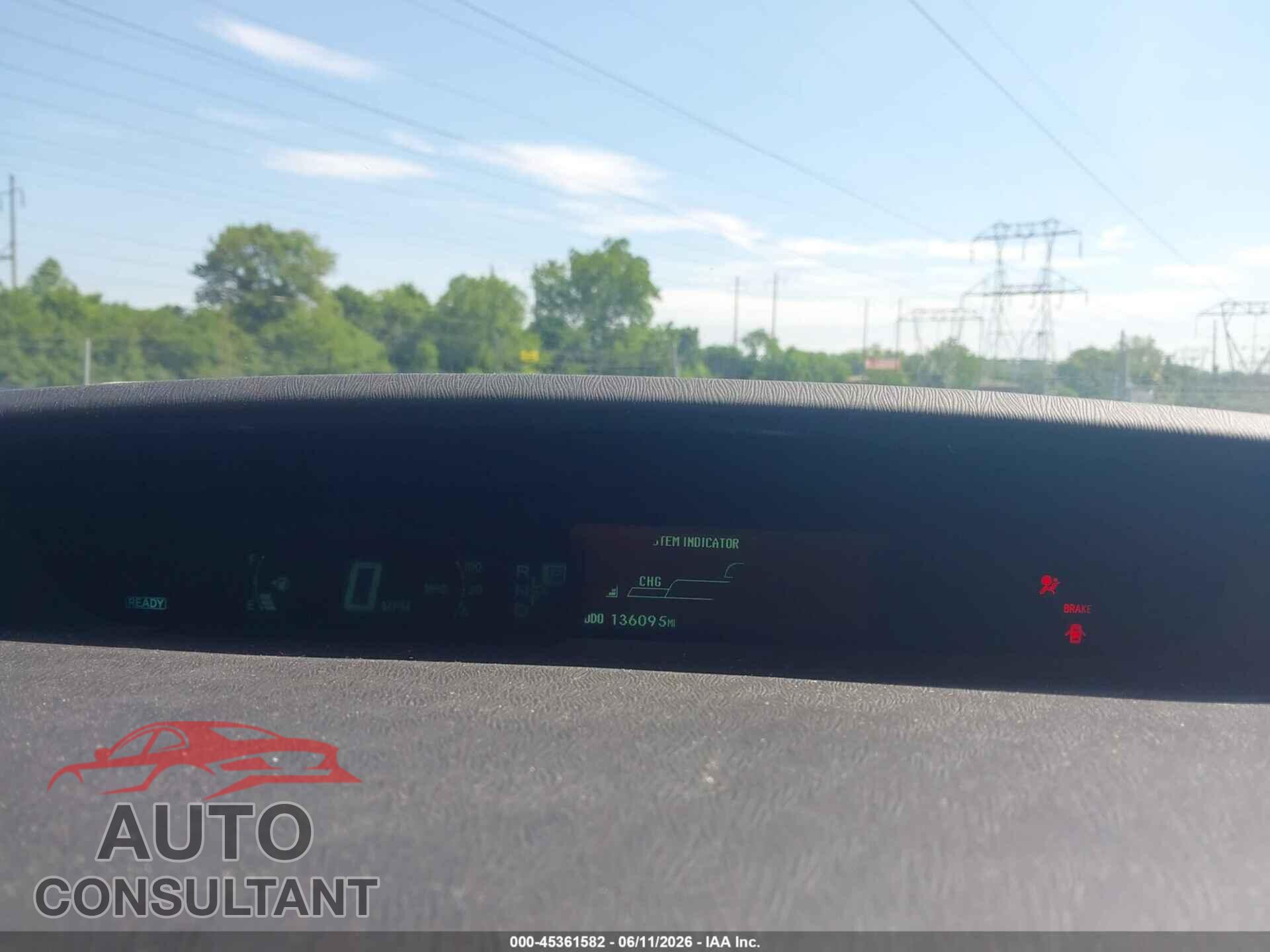 TOYOTA PRIUS 2011 - JTDKN3DU5B0286035