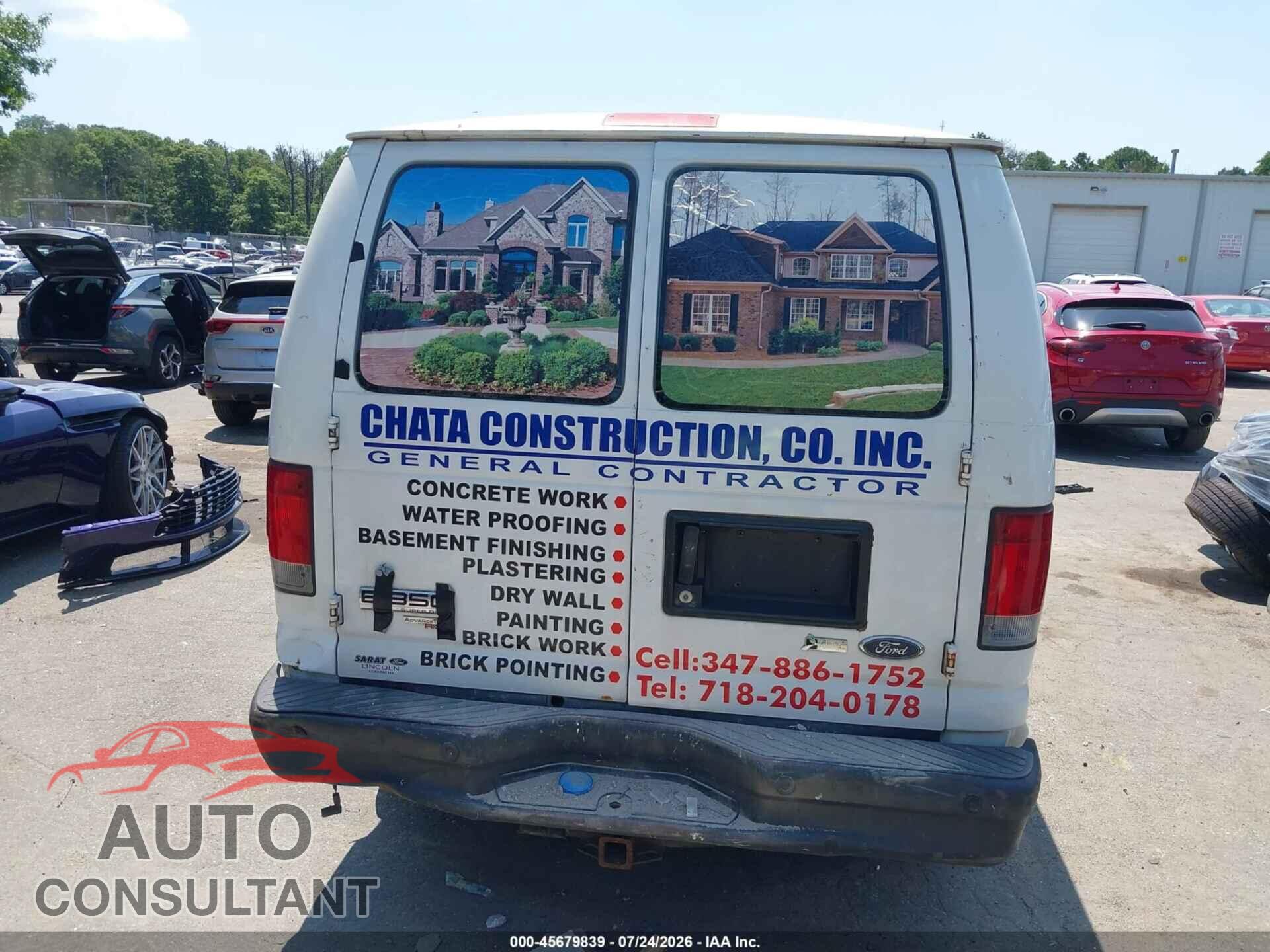FORD E-250 2011 - 1FTNE2EW2BDA20004