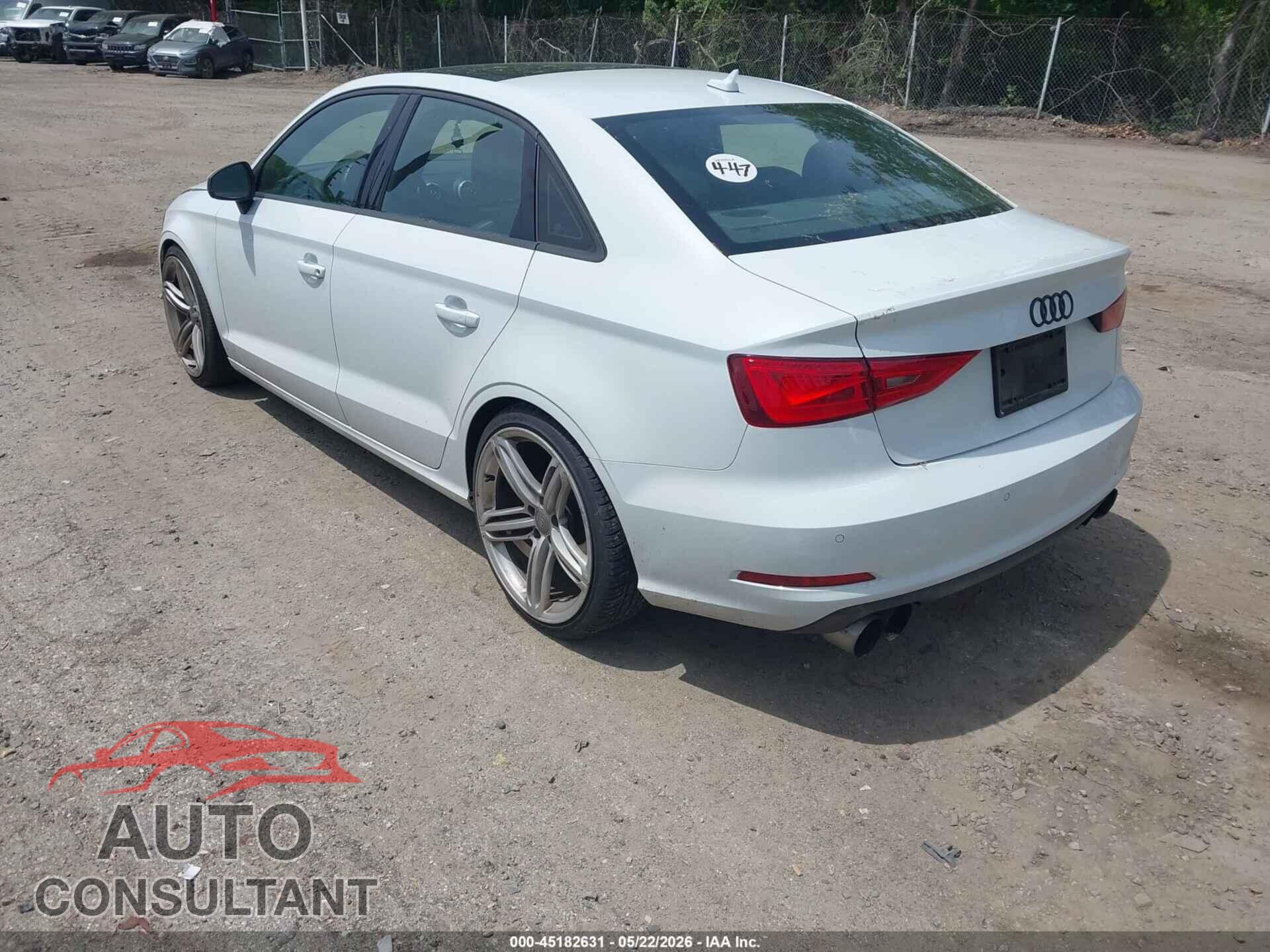AUDI A3 2016 - WAUB8GFF7G1117906