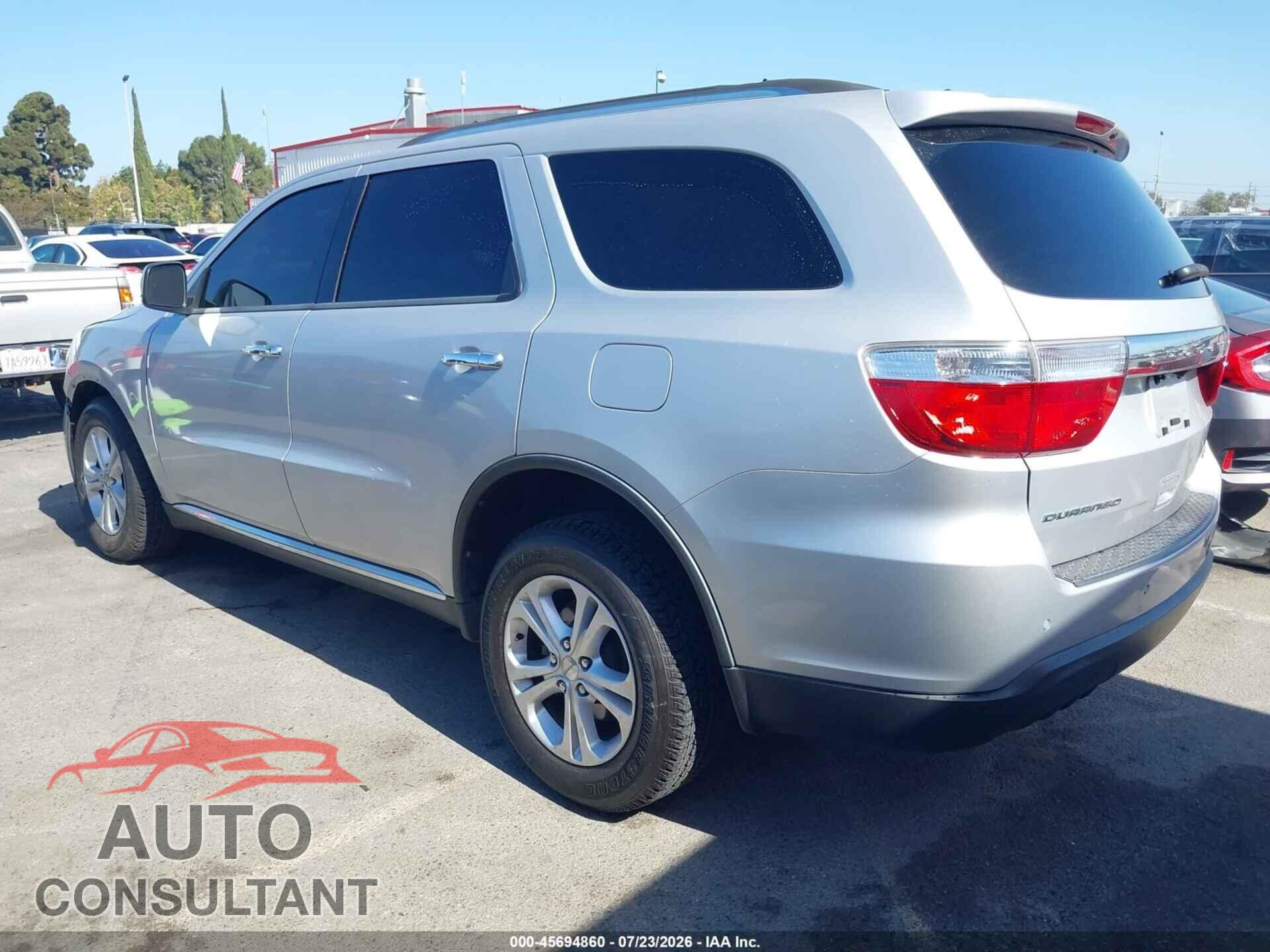 DODGE DURANGO 2013 - 1C4RDHDG5DC508857