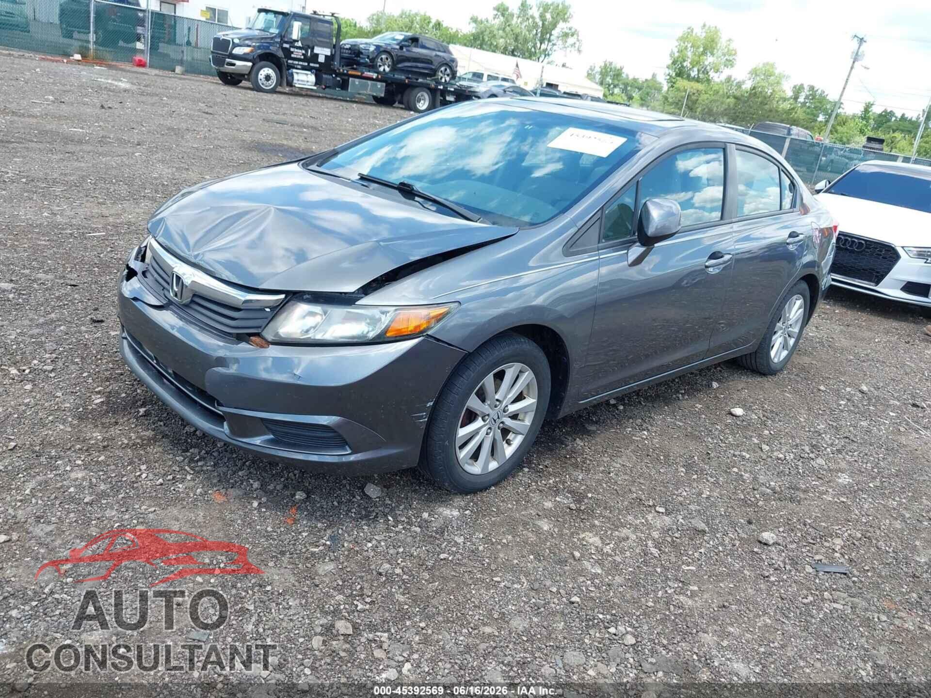 HONDA CIVIC 2012 - 19XFB2F8XCE089794