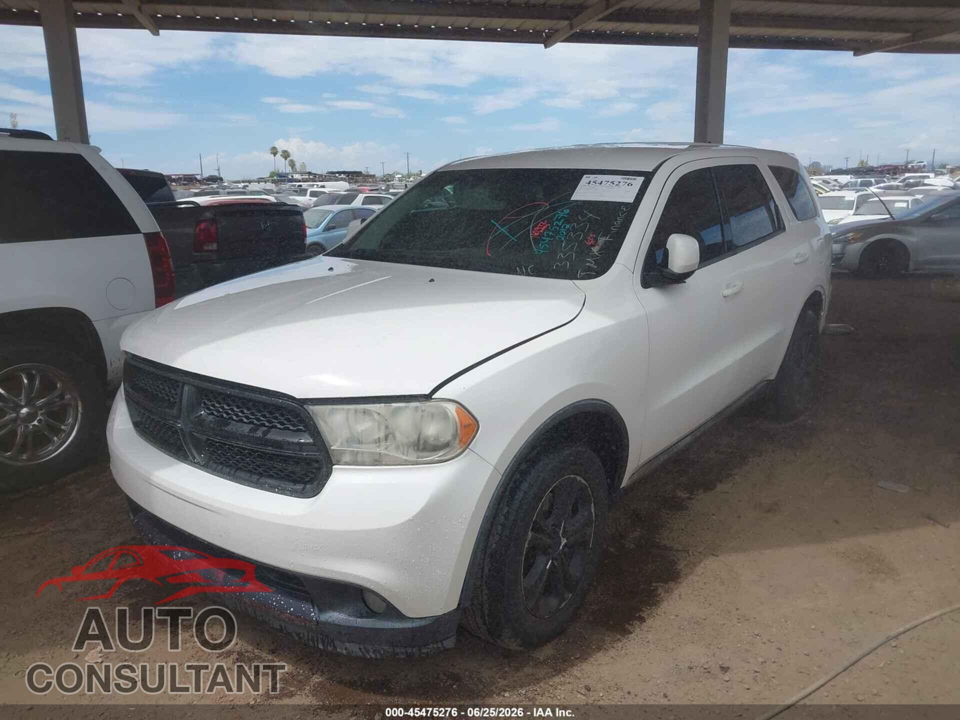 DODGE DURANGO 2012 - 1C4RDHAG2CC335334