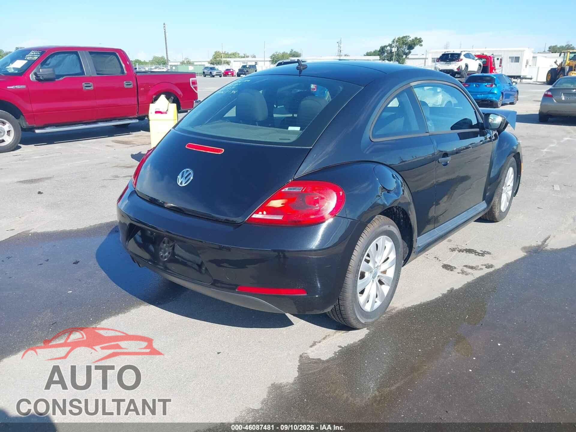 VOLKSWAGEN BEETLE 2013 - 3VWFP7AT9DM627299