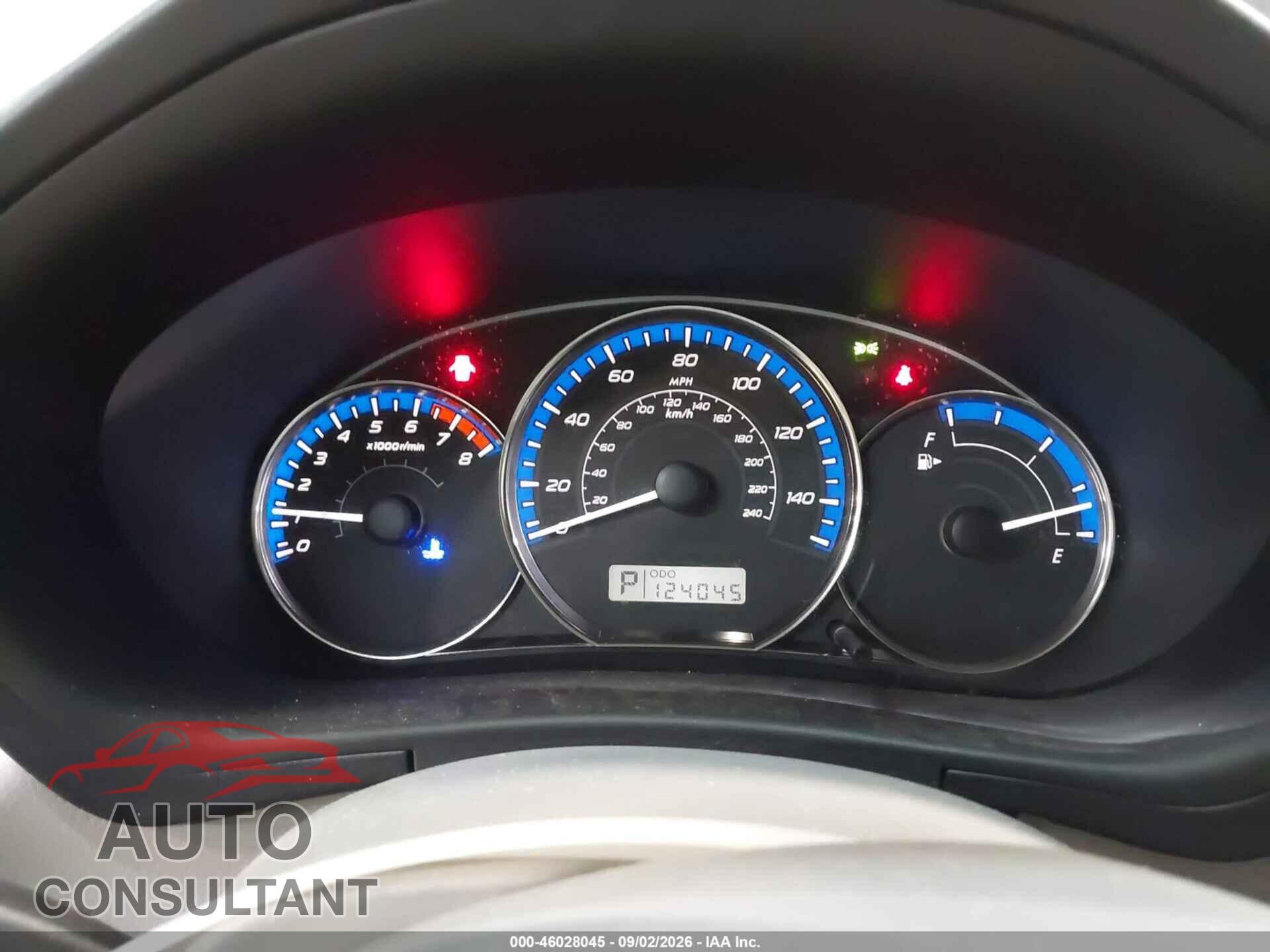 SUBARU FORESTER 2012 - JF2SHADC8CH414467