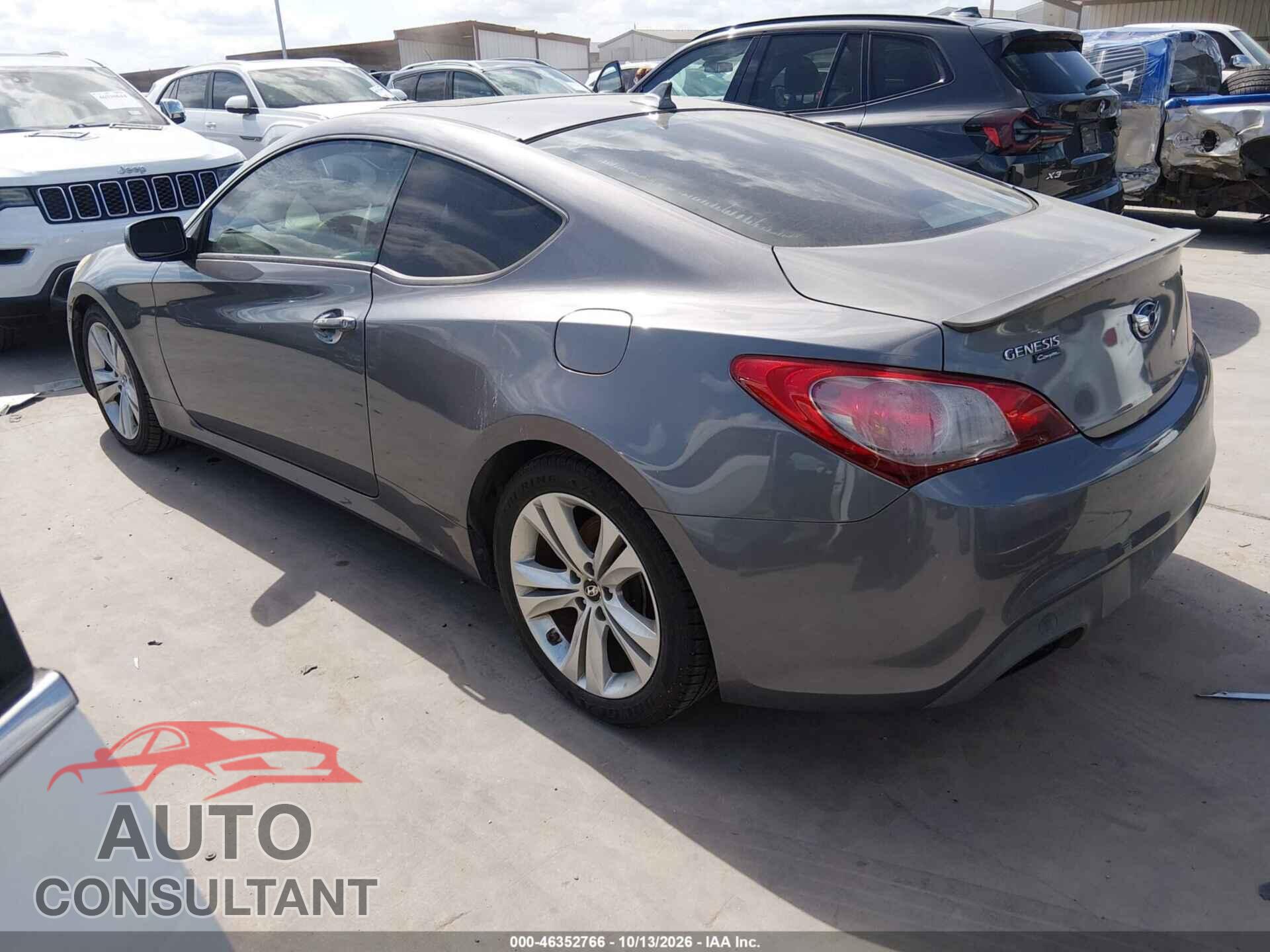HYUNDAI GENESIS 2012 - KMHHT6KD4CU072714