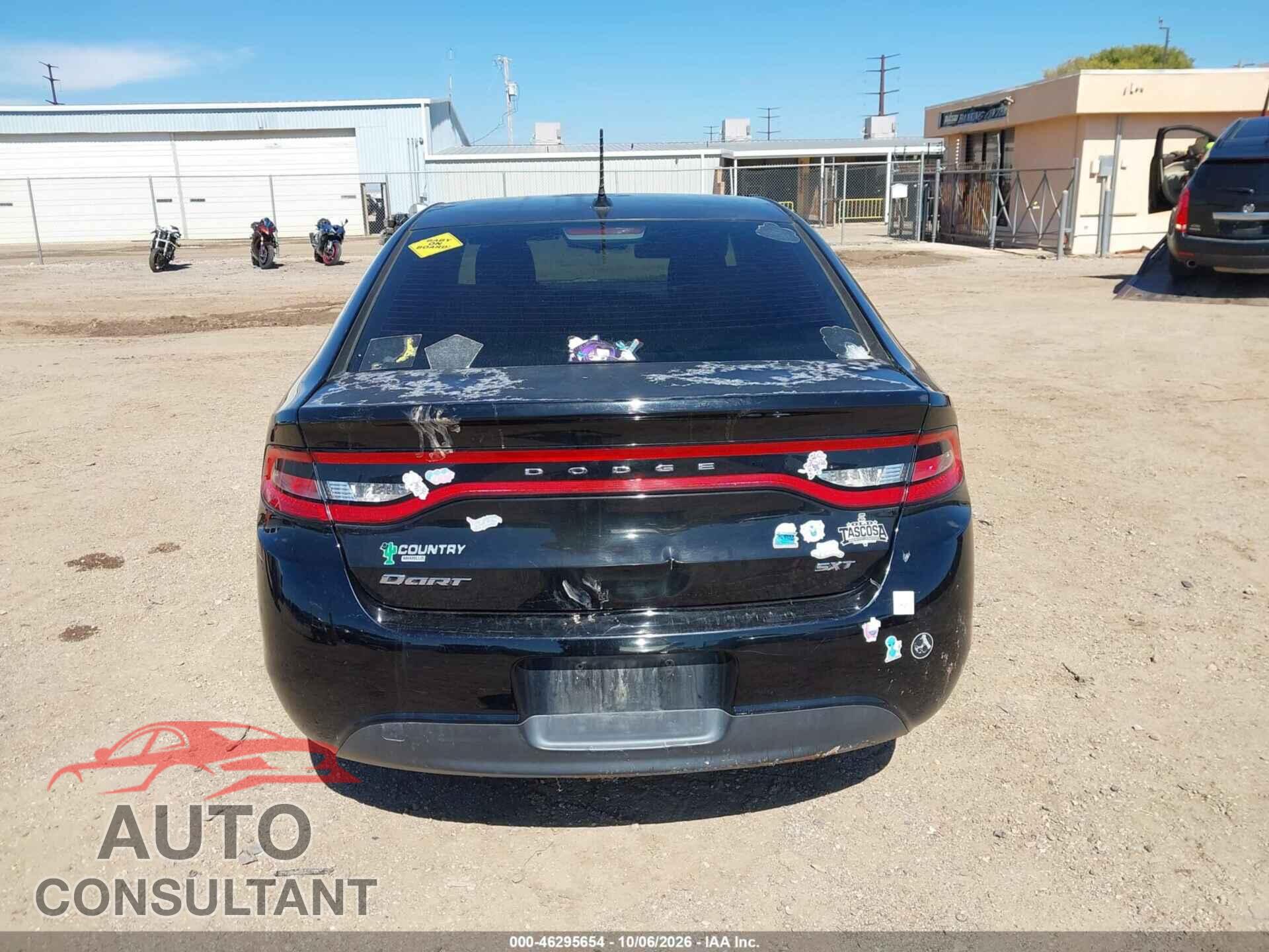 DODGE DART 2015 - 1C3CDFBB4FD172640