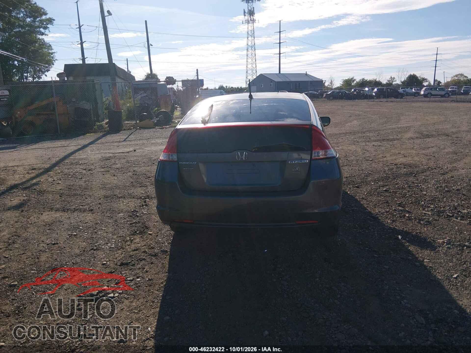 HONDA INSIGHT 2011 - JHMZE2H56BS009196