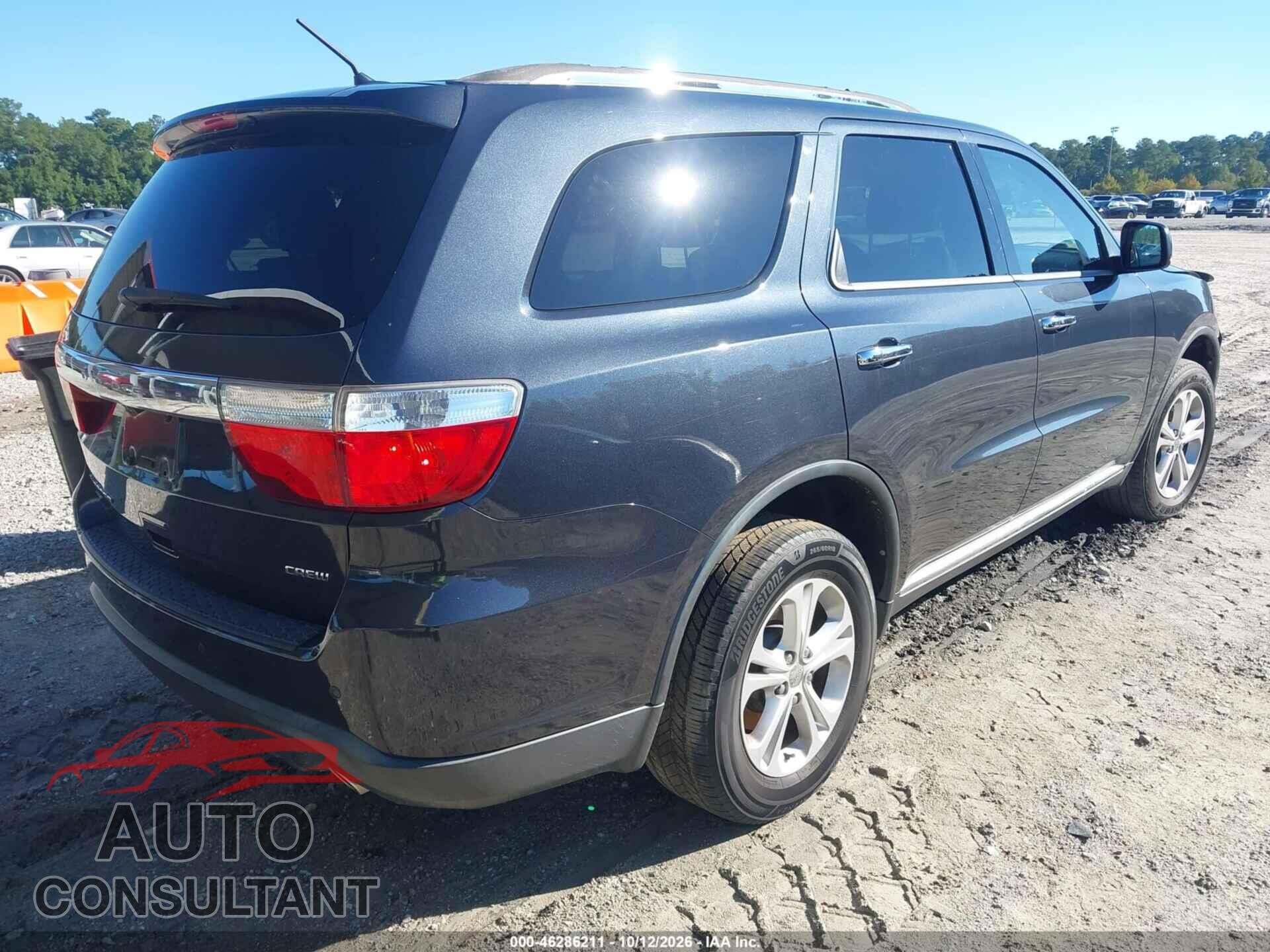 DODGE DURANGO 2013 - 1C4RDJDG6DC509295
