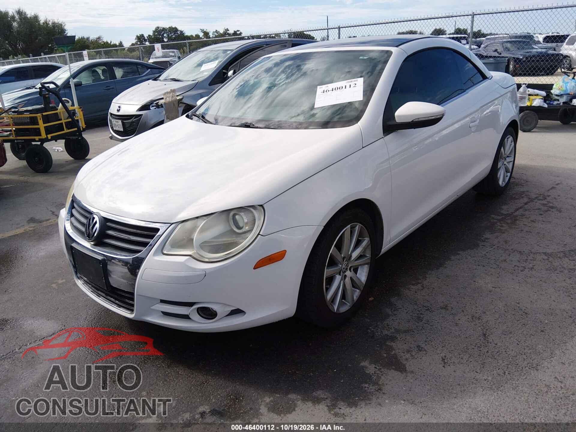 VOLKSWAGEN EOS 2011 - WVWBA7AH8BV001969