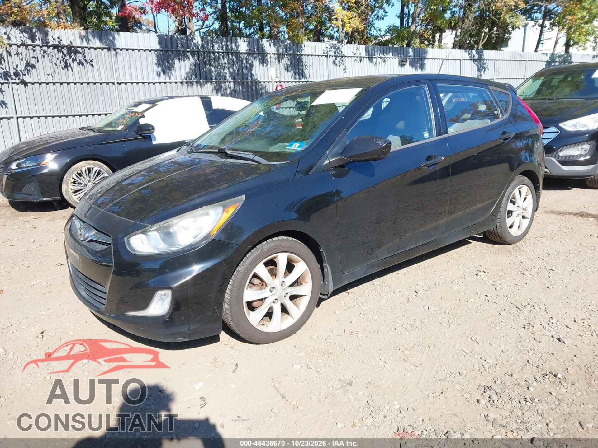 HYUNDAI ACCENT 2012 - KMHCU5AE8CU045883