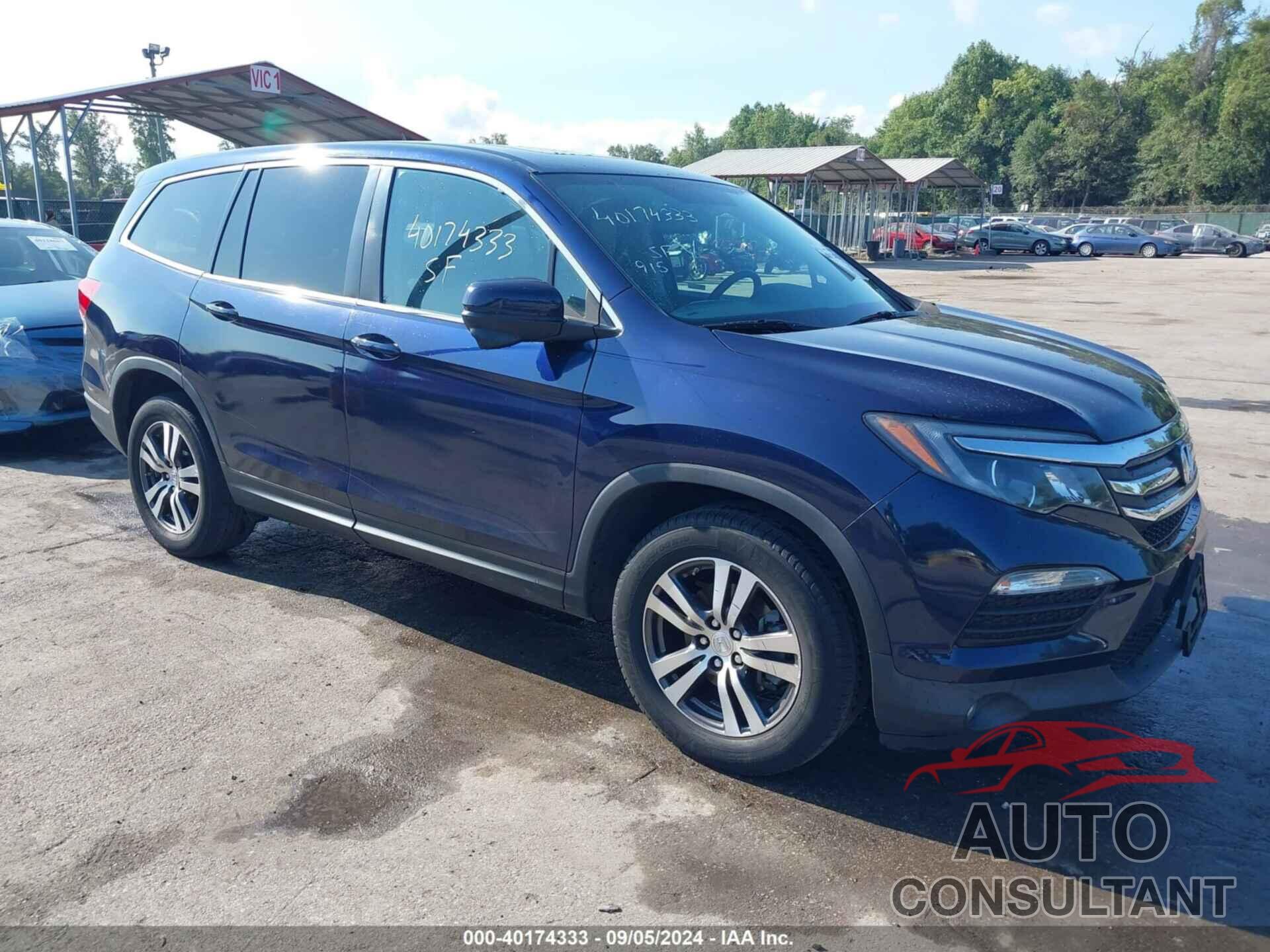 HONDA PILOT 2018 - 5FNYF6H53JB053170