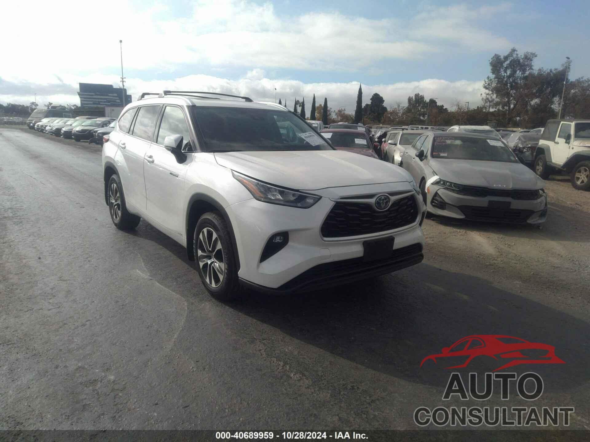 TOYOTA HIGHLANDER 2020 - 5TDHBRCH0LS500535