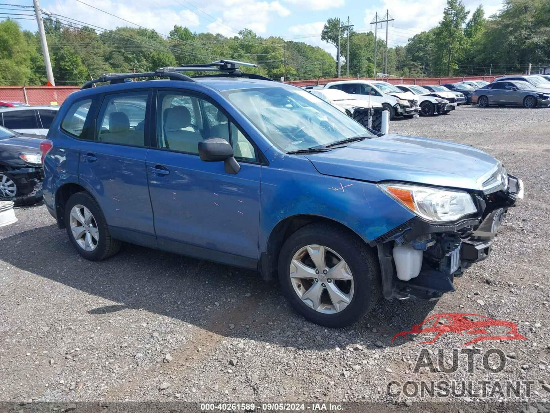 SUBARU FORESTER 2016 - JF2SJABC1GH410872