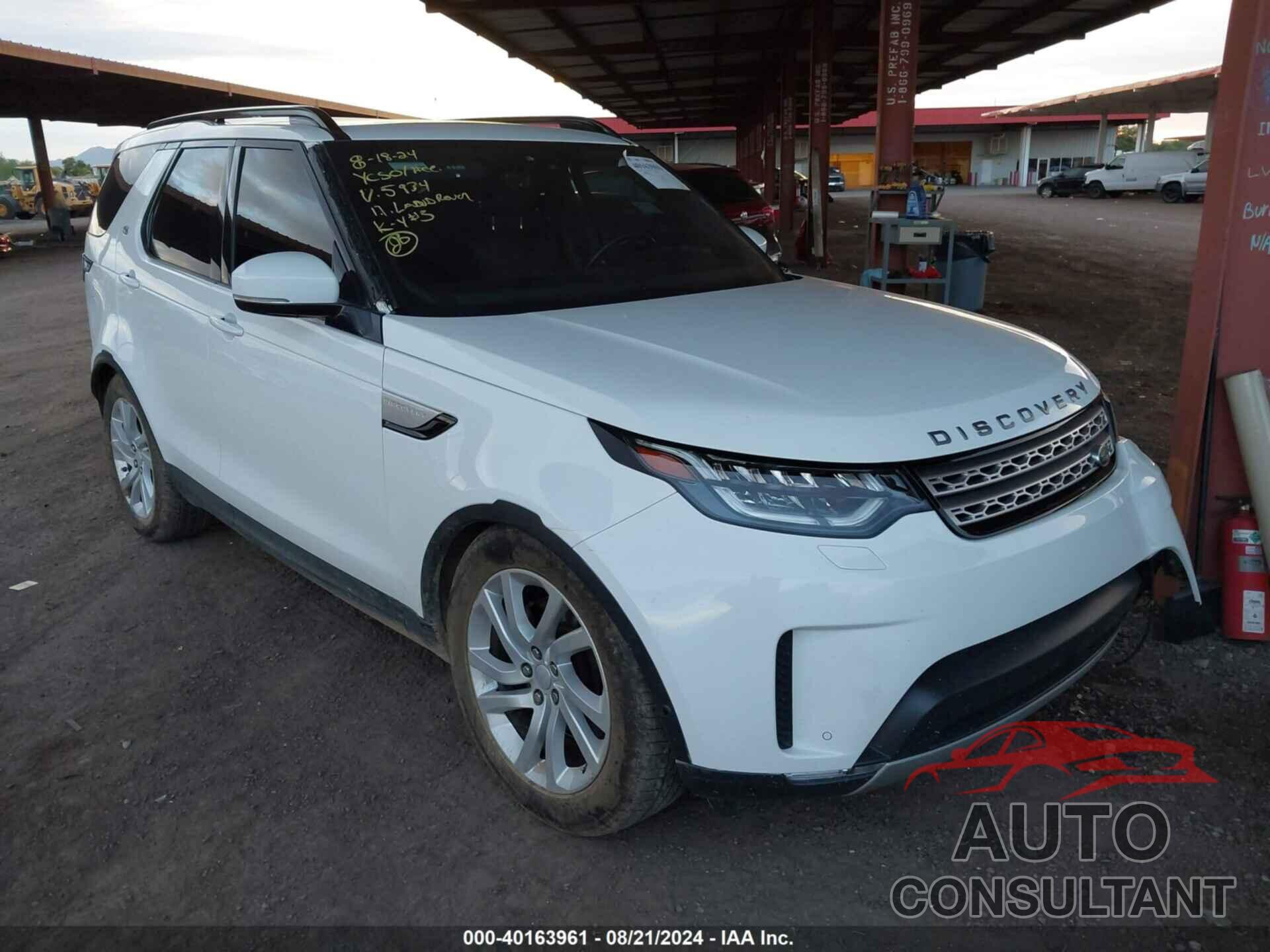 LAND ROVER DISCOVERY 2017 - SALRRBBV0HA025934