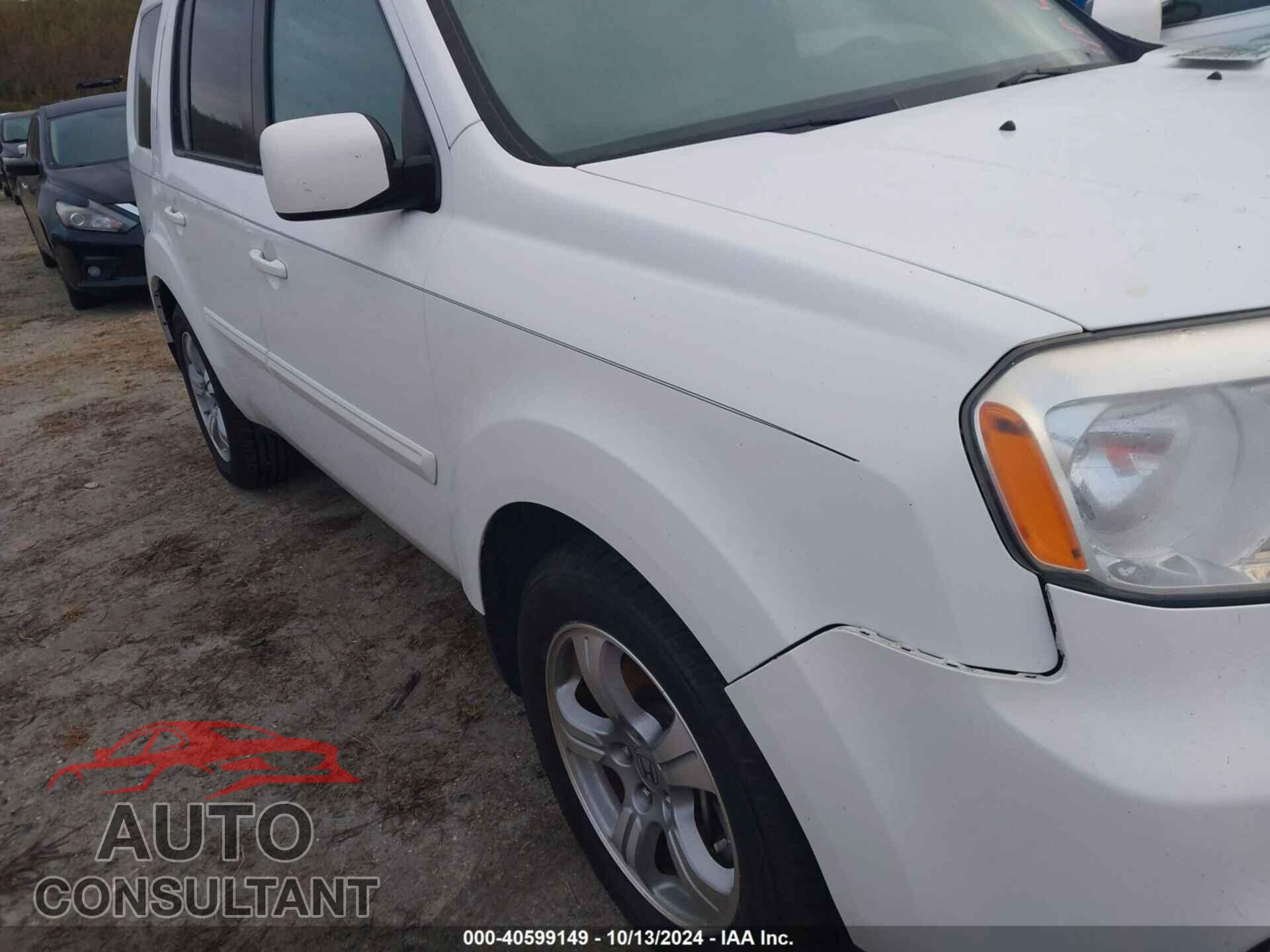 HONDA PILOT 2013 - 5FNYF4H57DB074080