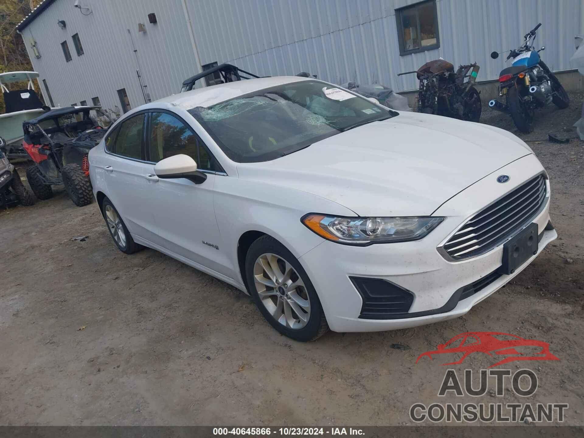 FORD FUSION HYBRID 2019 - 3FA6P0LU2KR226702