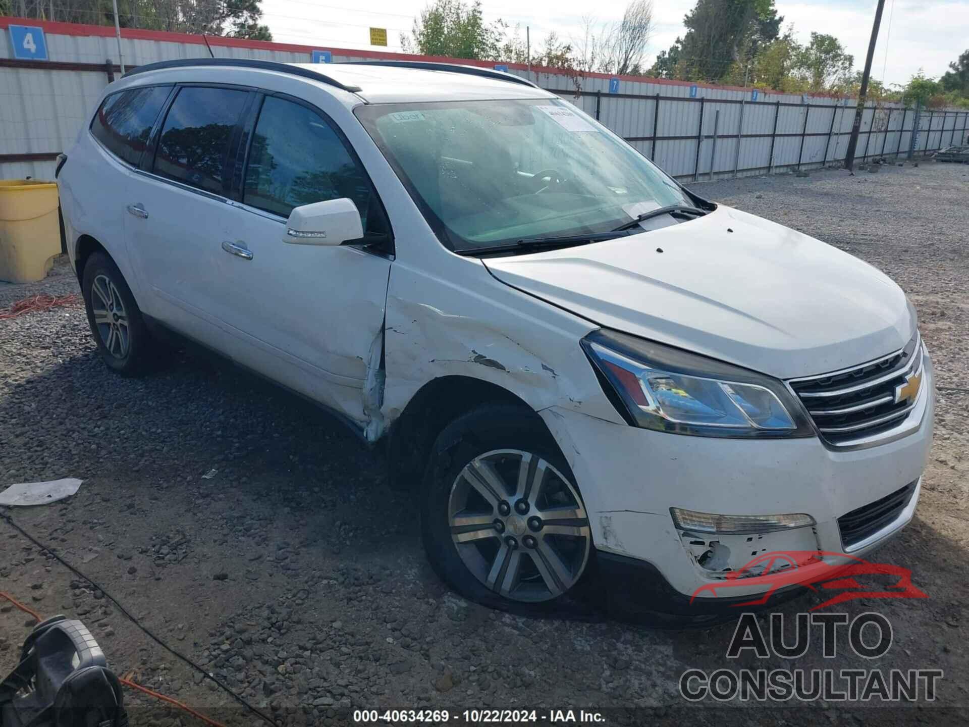 CHEVROLET TRAVERSE 2015 - 1GNKRHKD6FJ280773